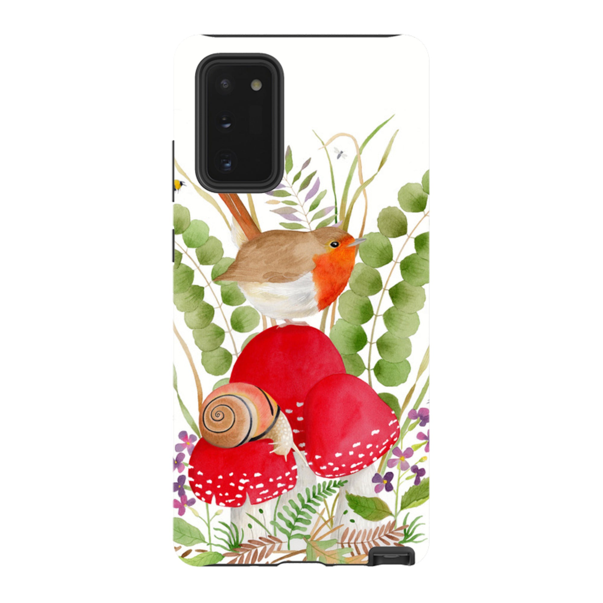 Samsung Tough Case - Robin And Snail By Bex Parkin