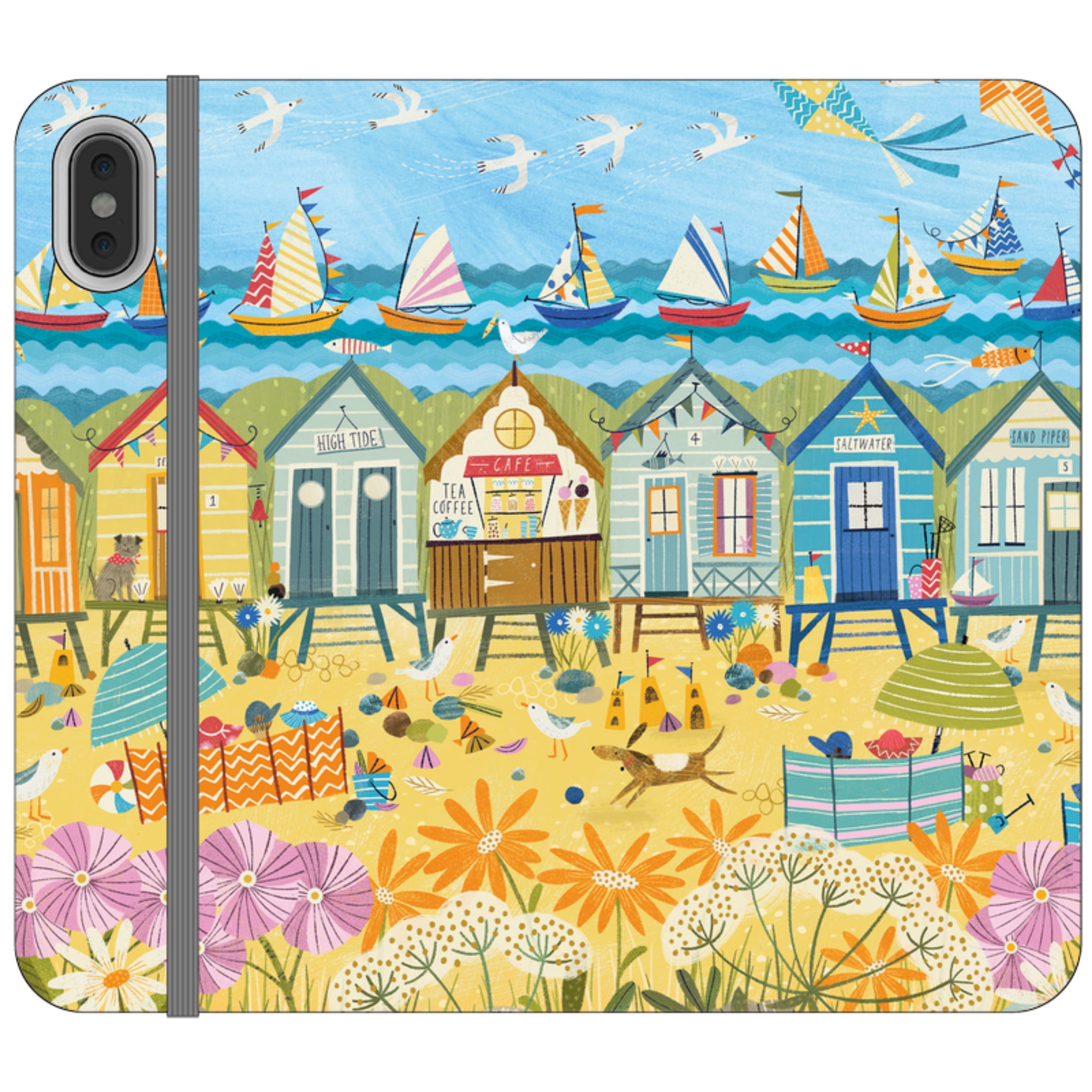 Beachy Days Wallet Case By Ali Brookes