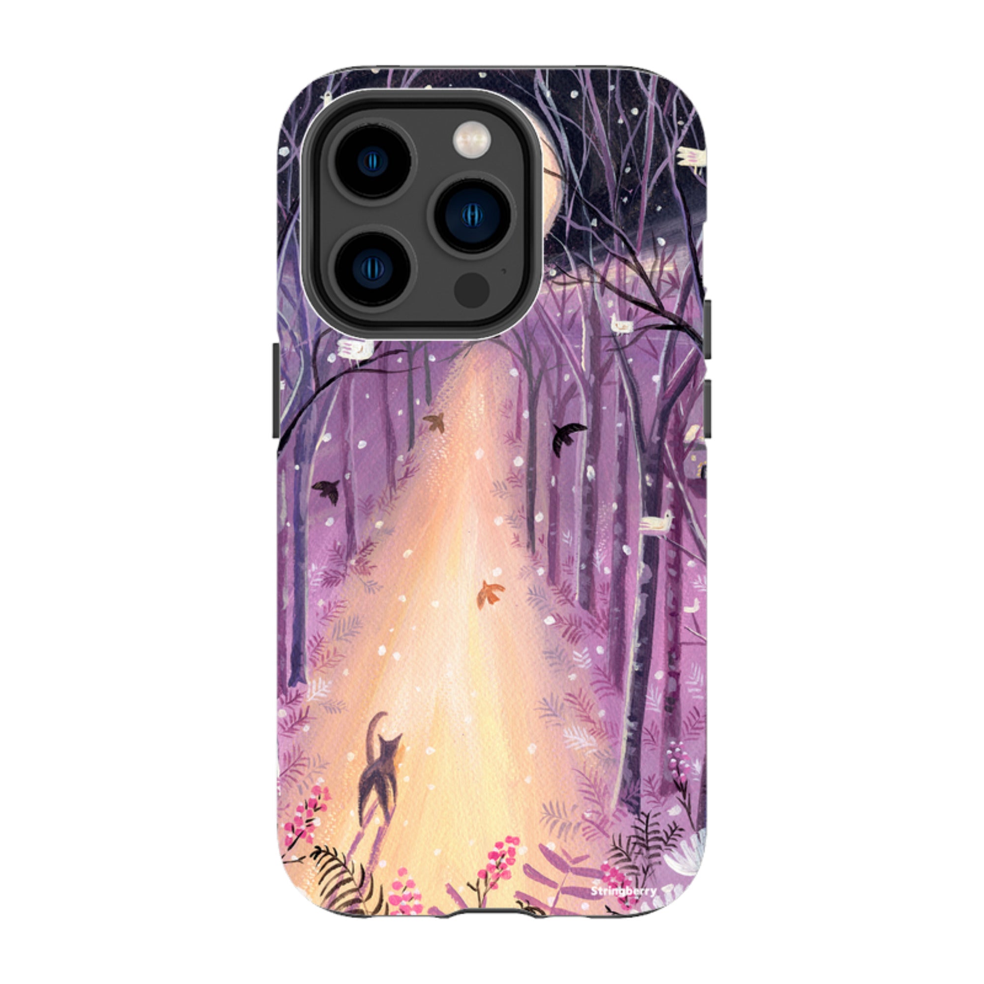 iPhone Tough Case - Forest Cat By Mary Stubberfield