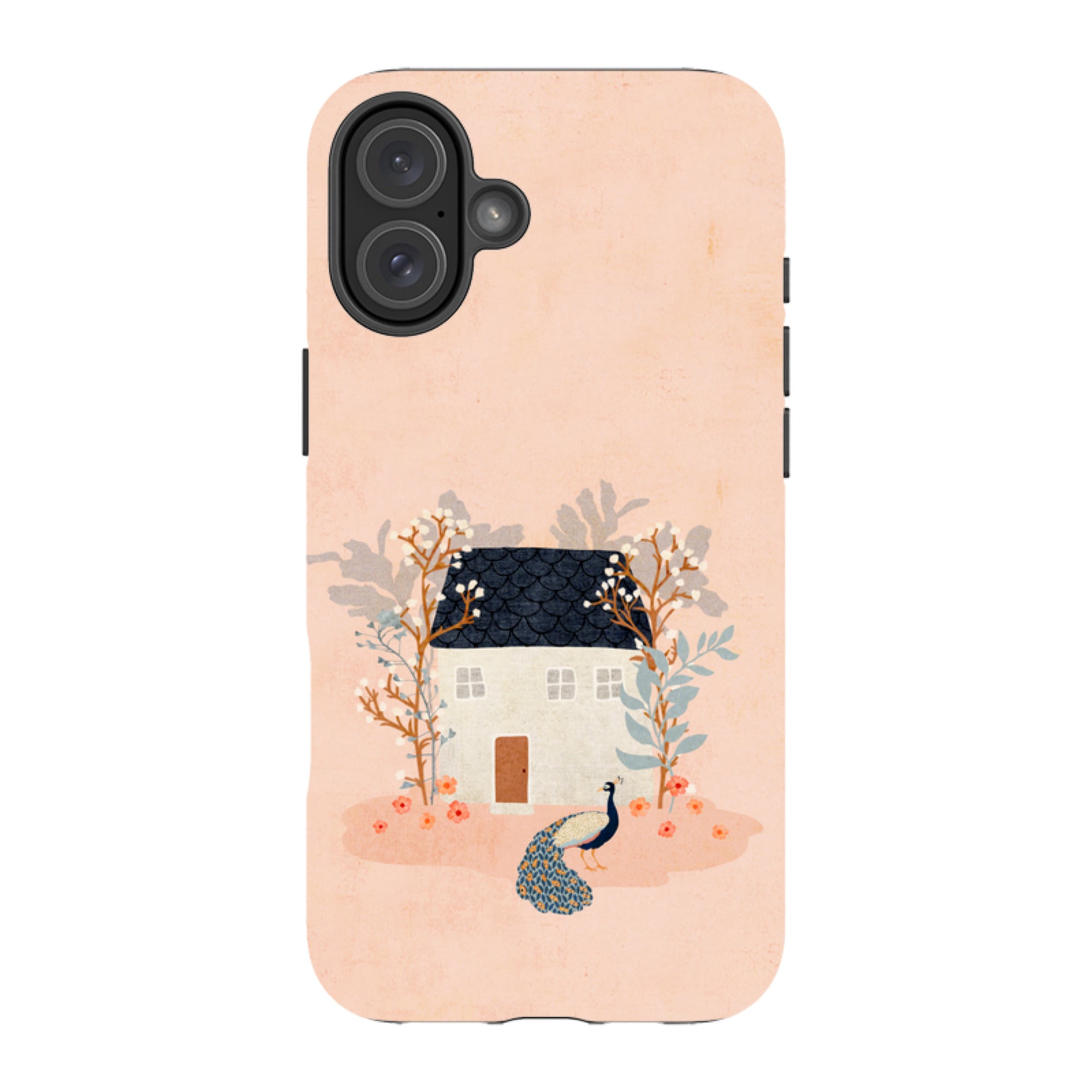 iPhone MagSafe Tough Case - Home Pink By Katherine Quinn
