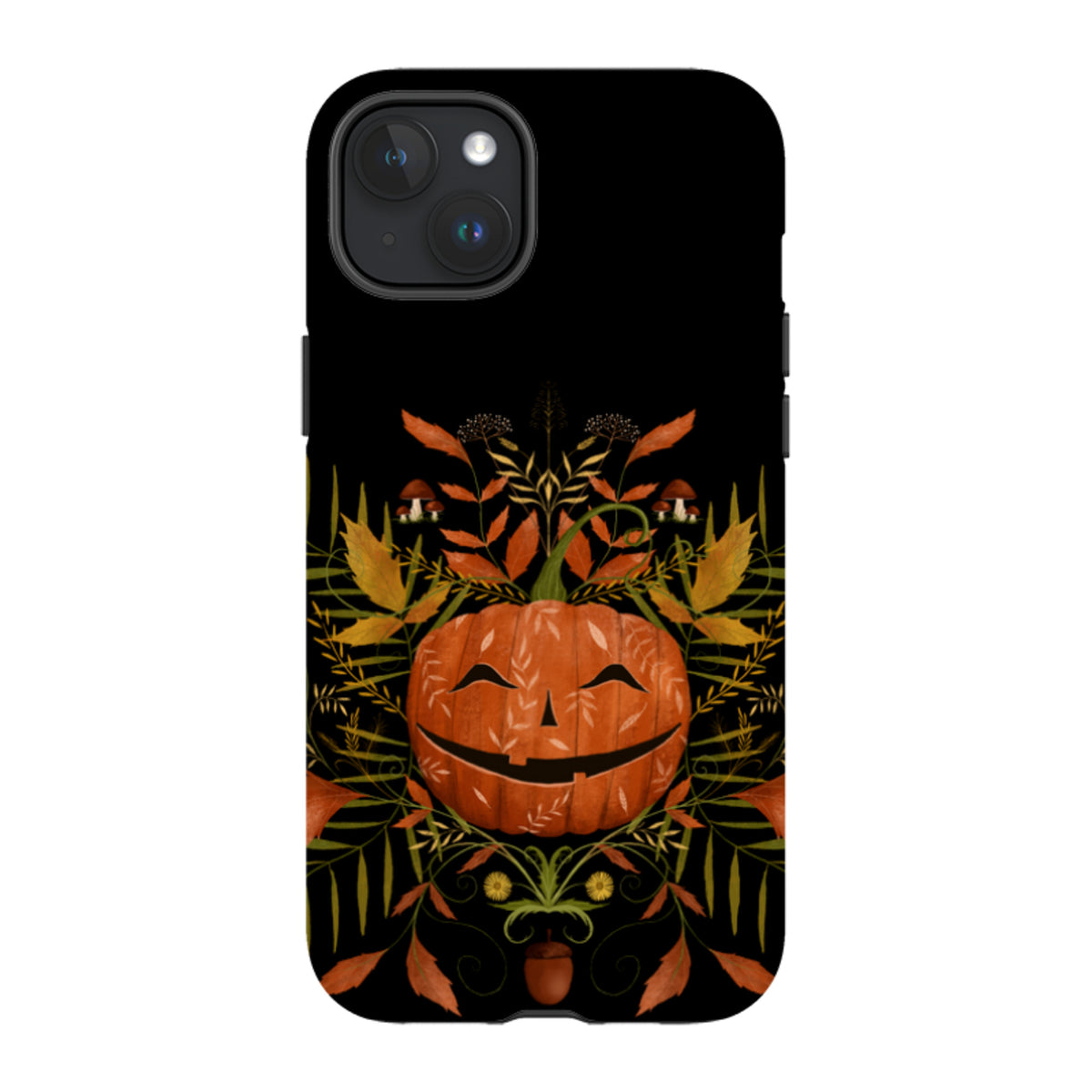 iPhone MagSafe Tough Case - Happy Pumpkin By Maja Lindberg
