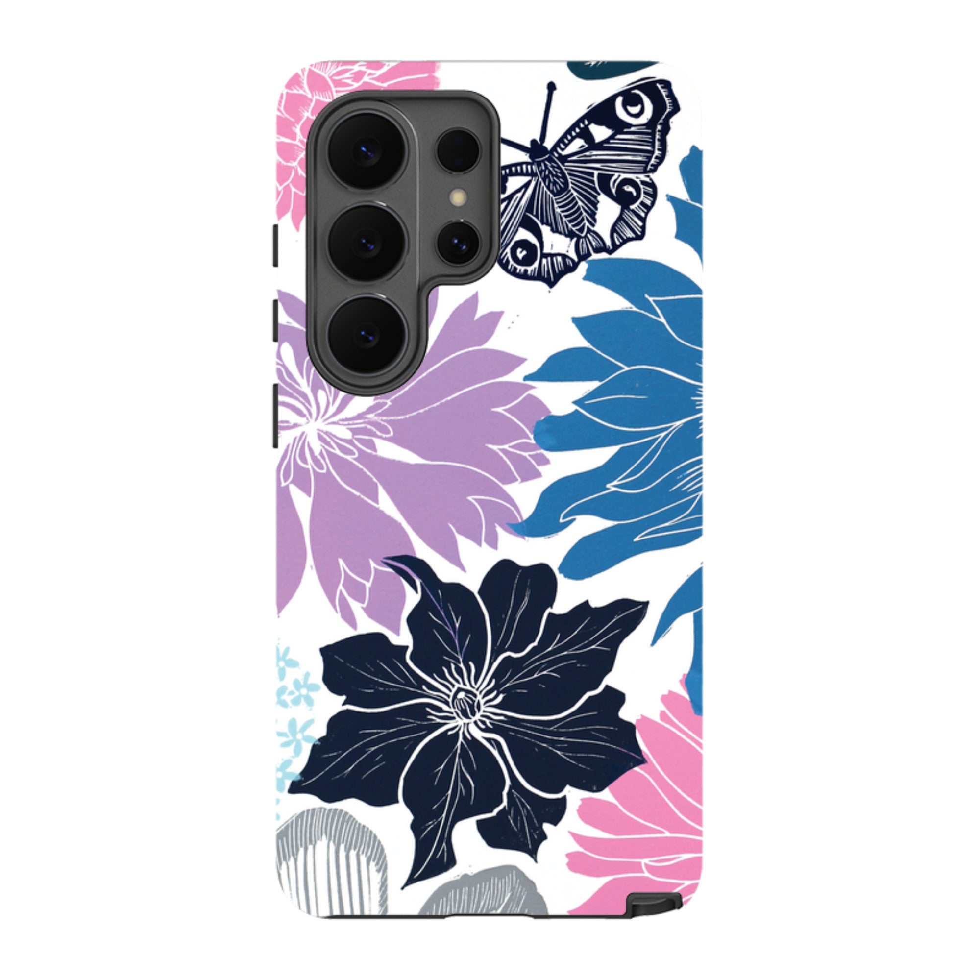Samsung Tough Case - Cottage Garden Butterfly By Kate Heiss
