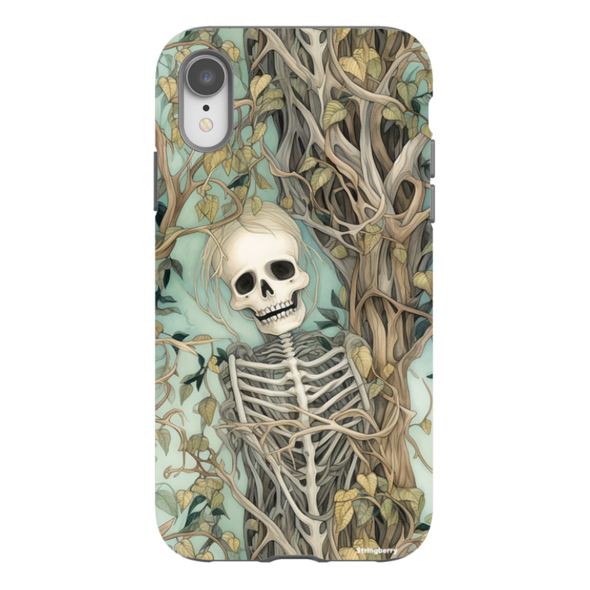 iPhone Tough Case - Skeletal Floral