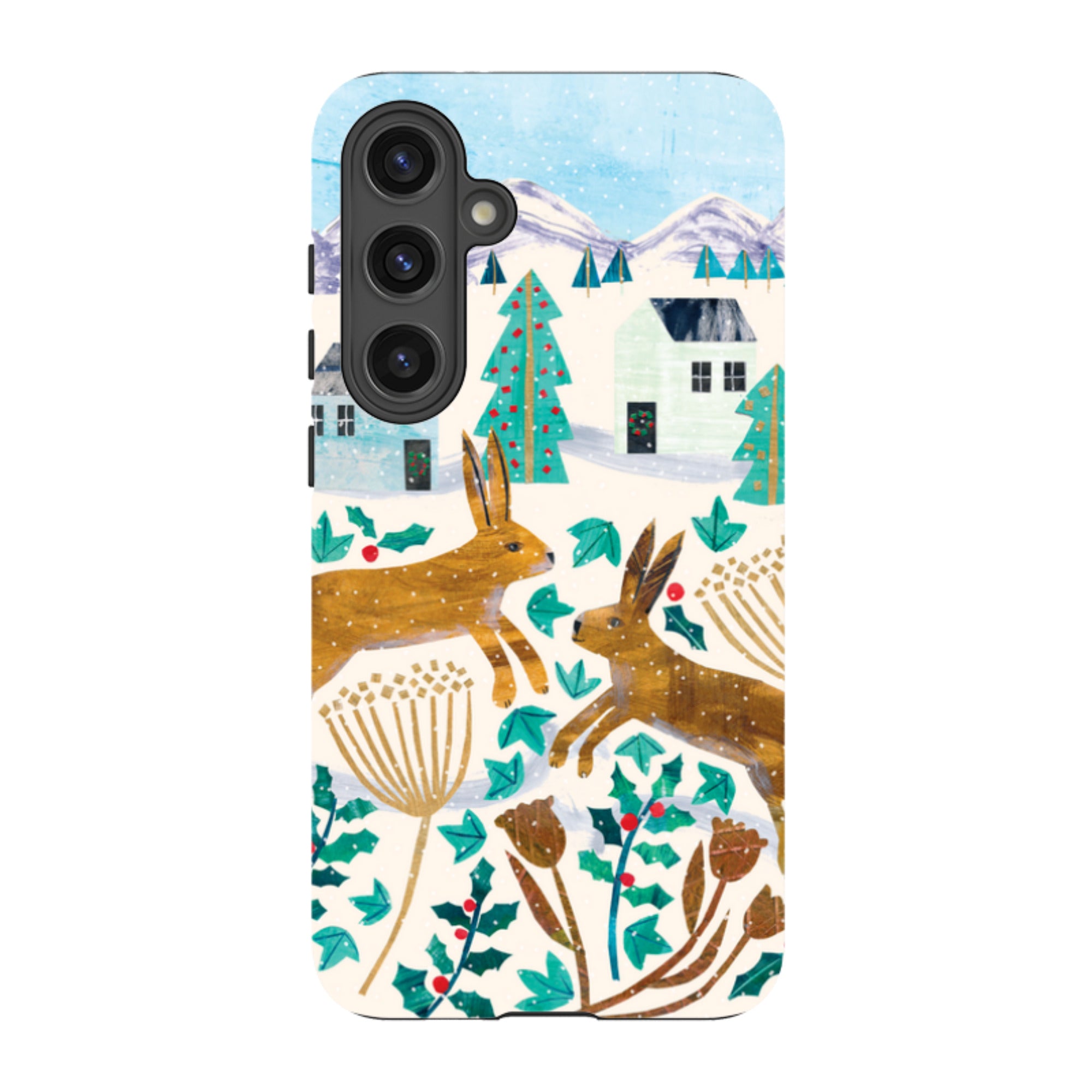 Samsung Tough Case - Xmas Hare By Tracey English
