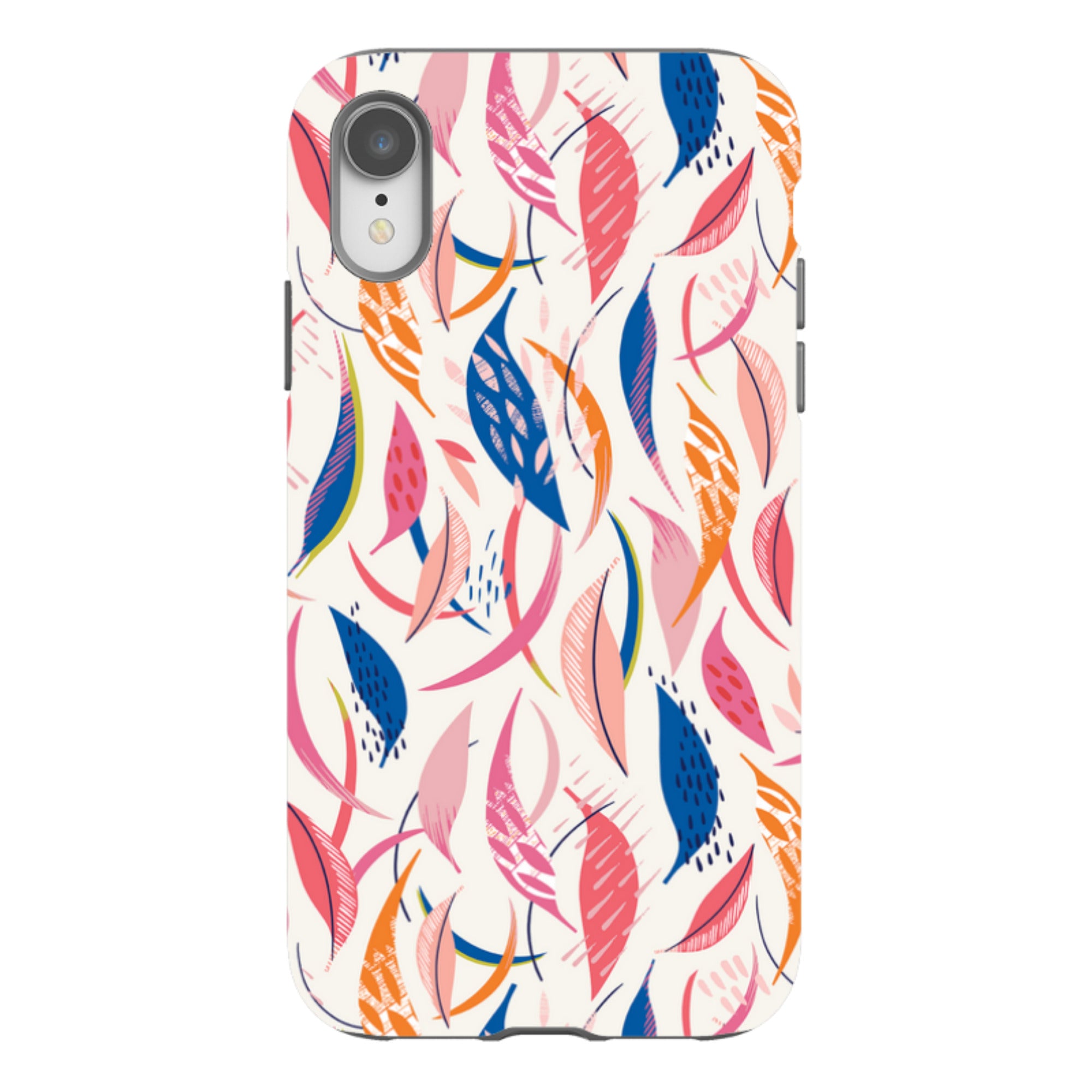 iPhone Tough Case - Flamingo Feathers By Ali Brookes
