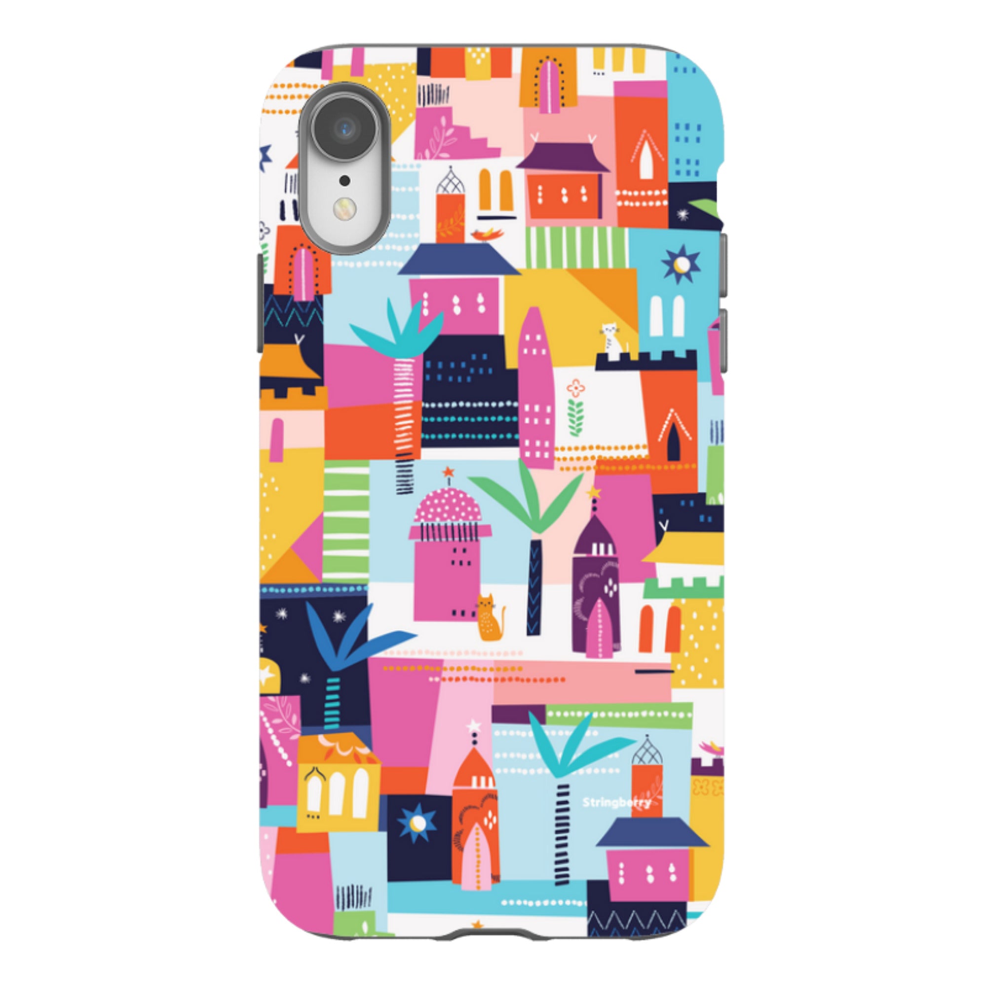 iPhone Tough Case - Houses By Ali Brookes