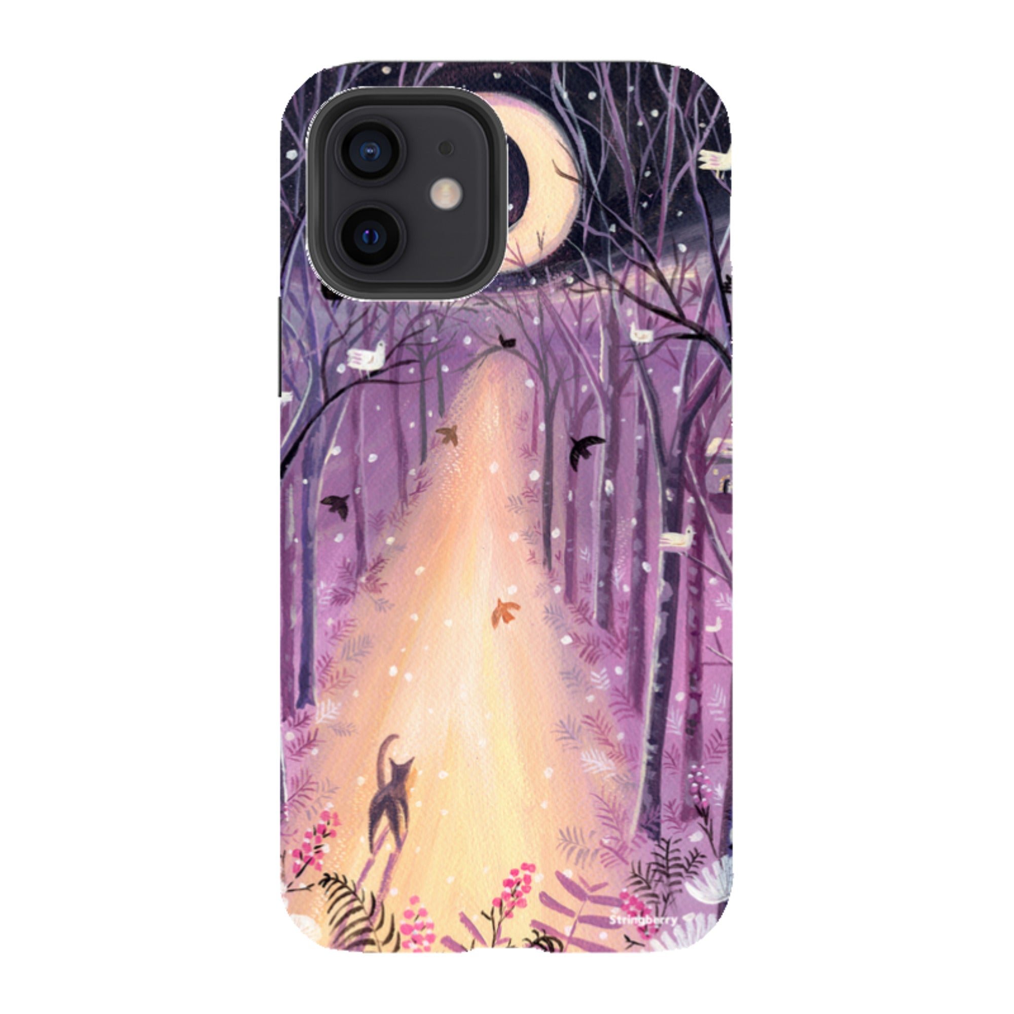 iPhone Tough Case - Forest Cat By Mary Stubberfield