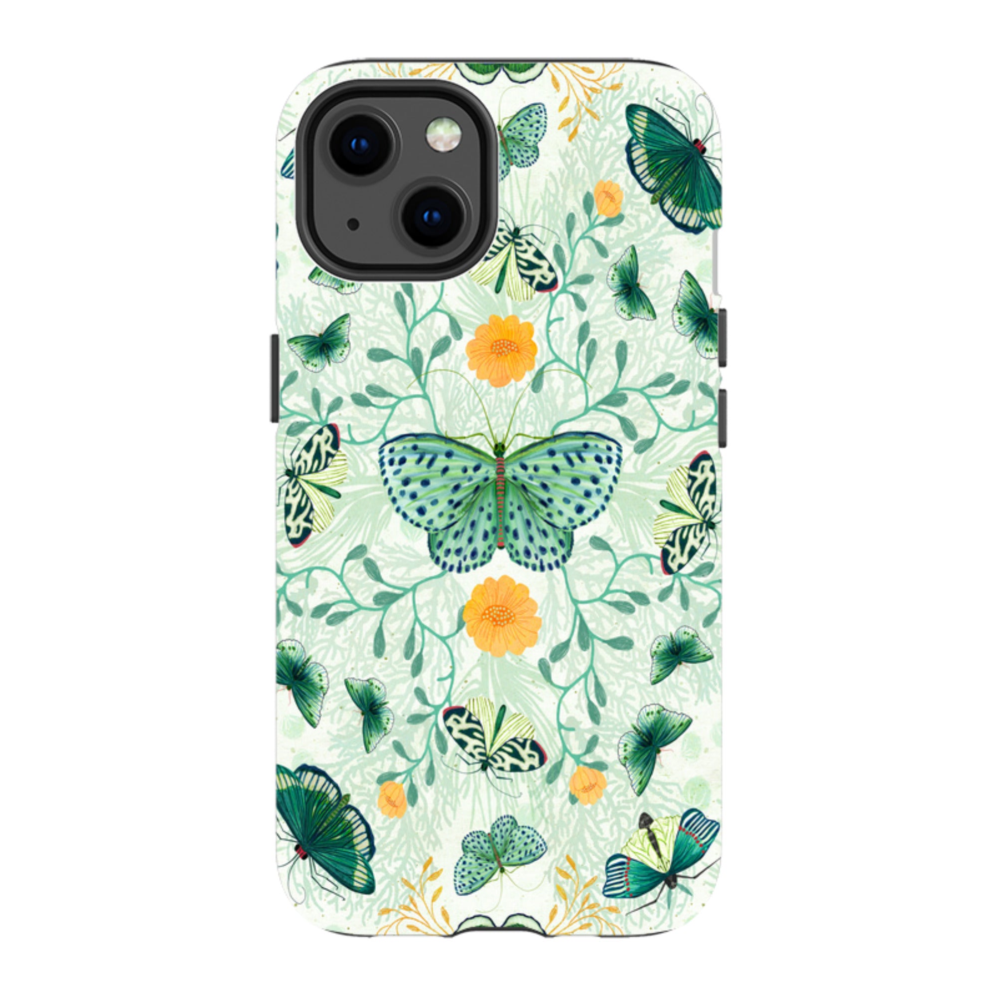 iPhone MagSafe Tough Case - Medium Moths 1 By Katherine Quinn
