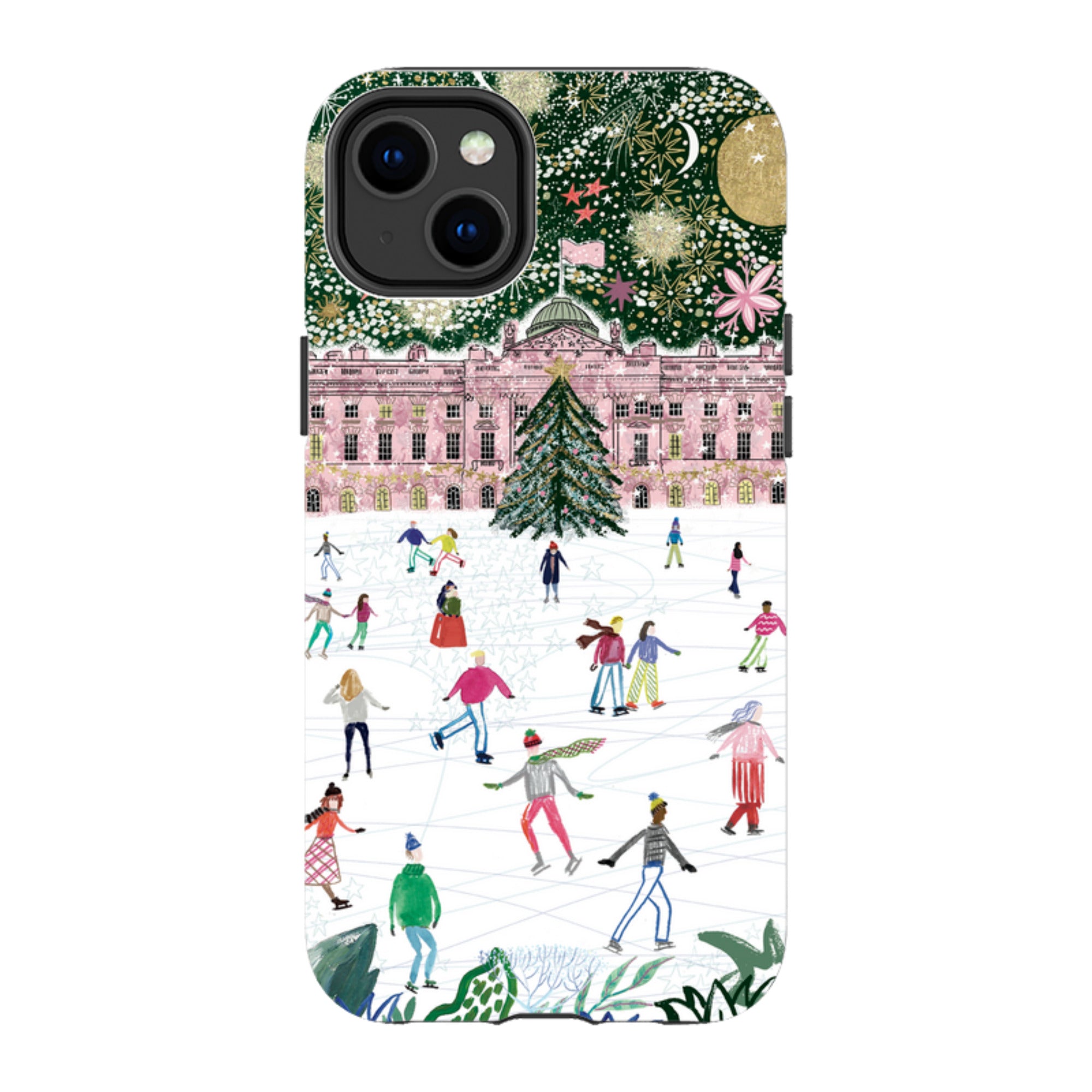 iPhone Tough Case - Skating At Somerset House By Emma Frances Grant