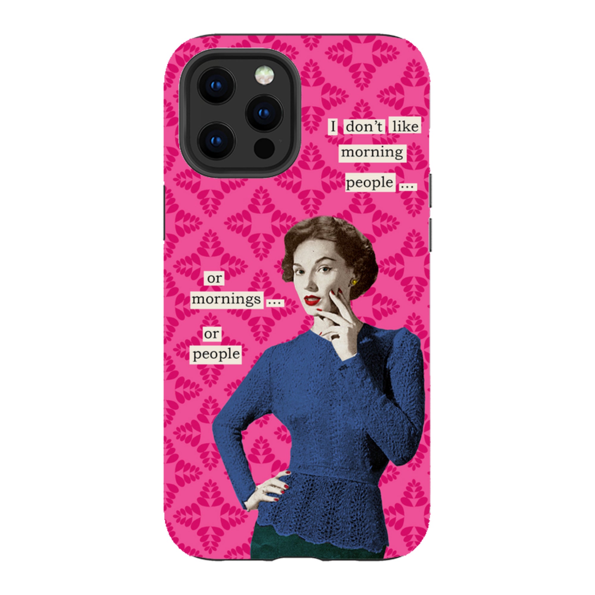 iPhone Tough Case - Morning Person By Clare Jordan