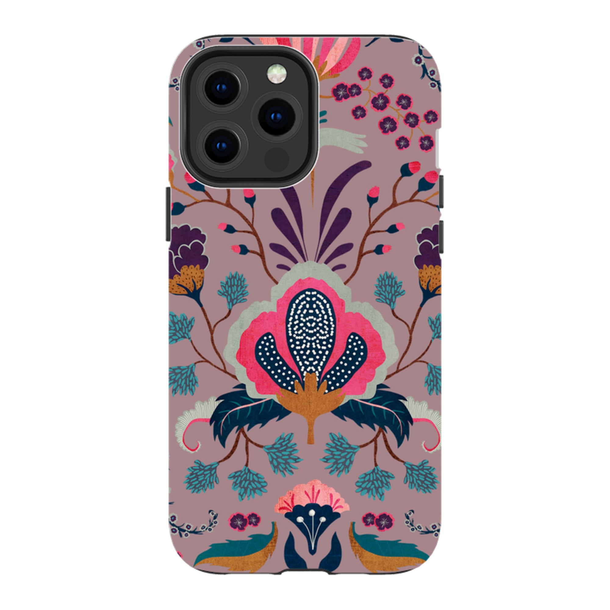 iPhone MagSafe Tough Case - Folk Floral III By Katherine Quinn