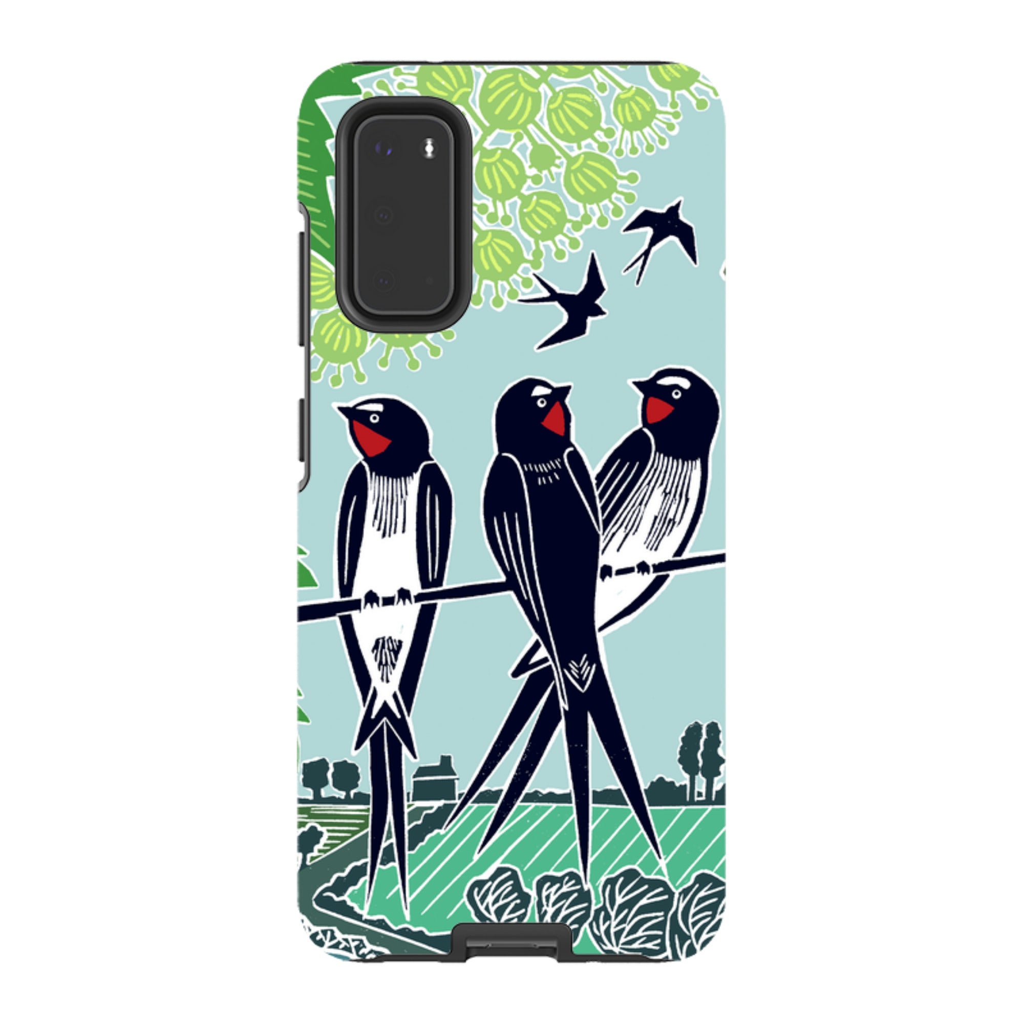 Samsung Tough Case - Swallows By Kate Heiss