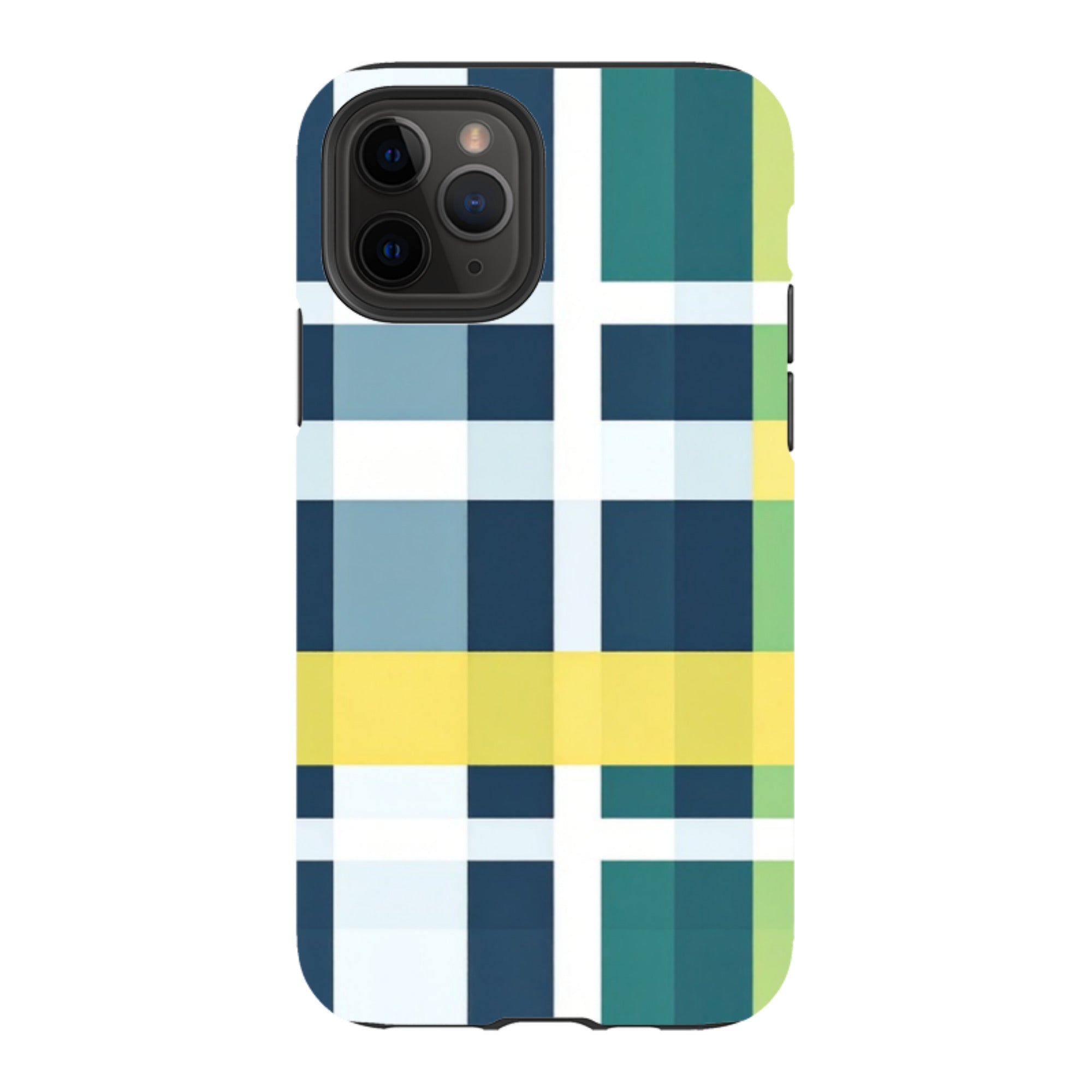 iPhone Tough Case - Forest Gingham