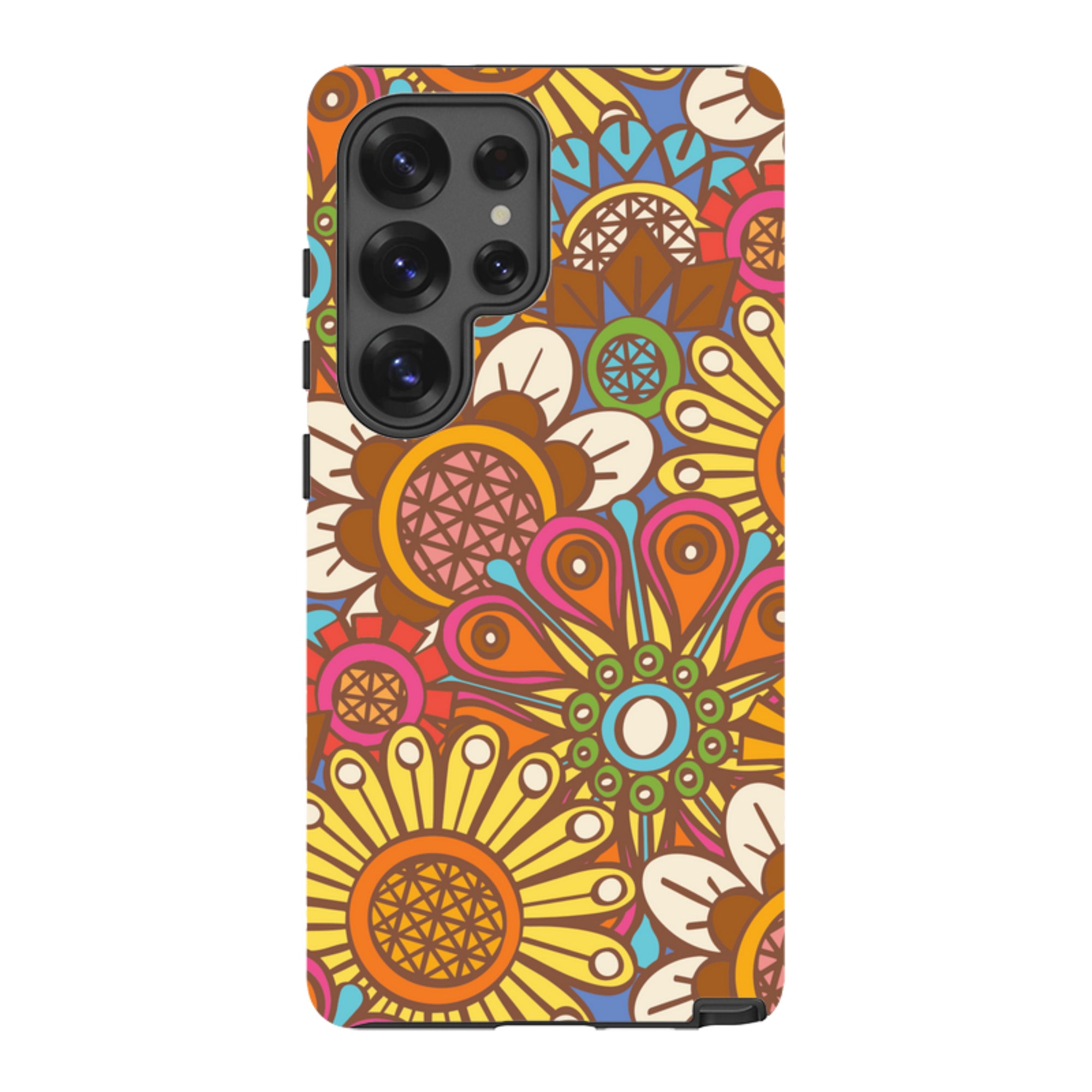 Samsung Tough Case - Retro Posy Brights By Amelia Bowman