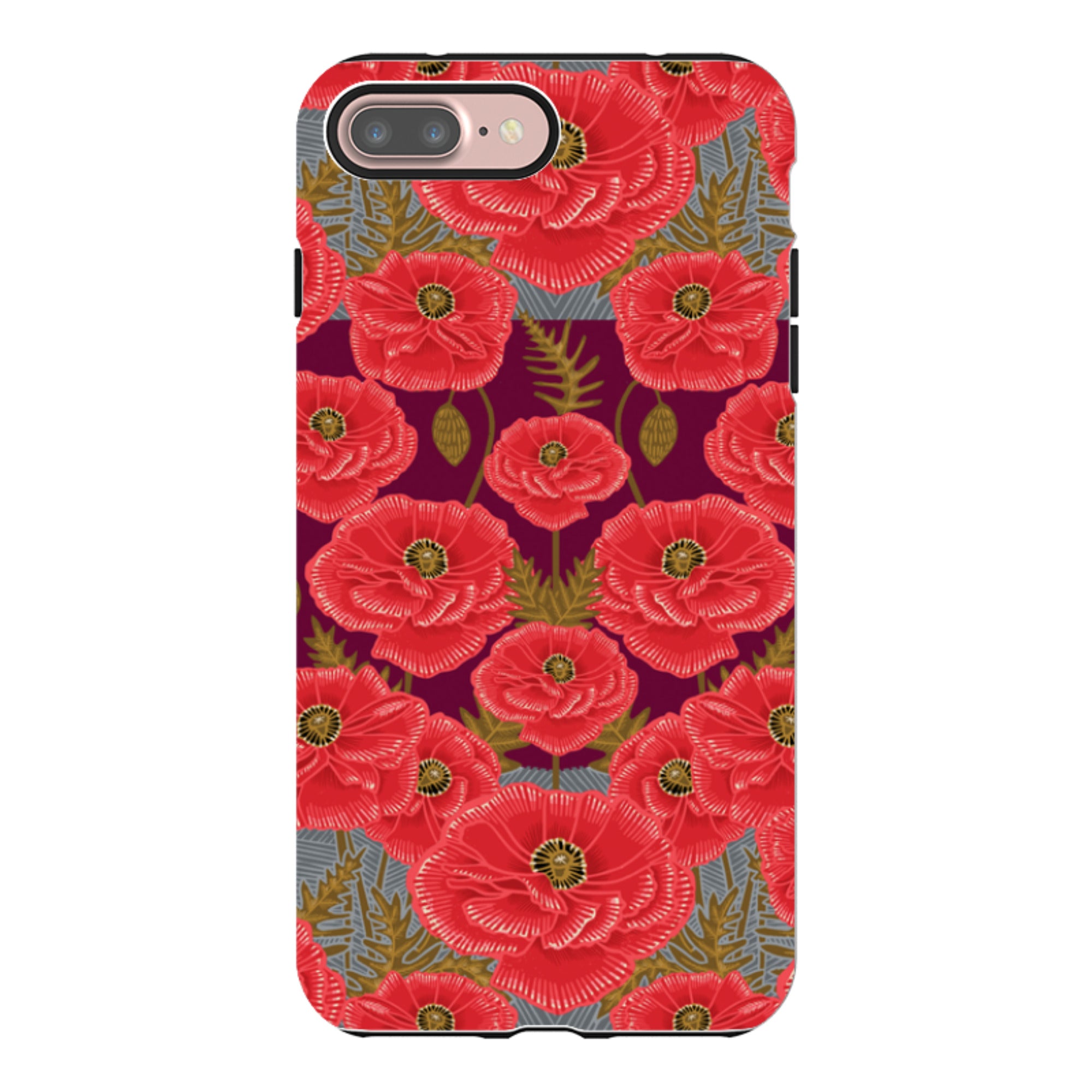 iPhone Case - Poppy Red By Kate Heiss