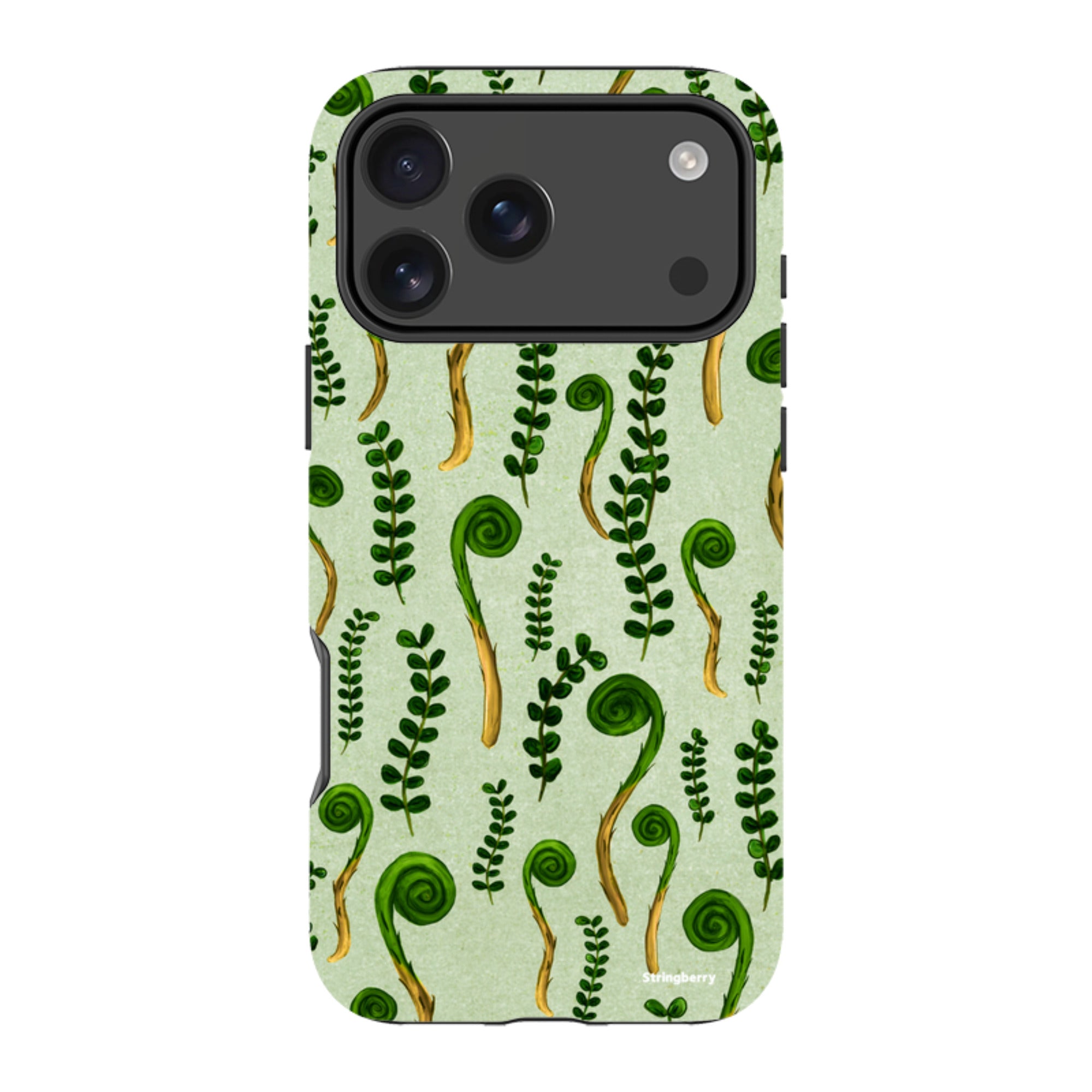 iPhone MagSafe Tough Case - Fern Fronds By Katherine Quinn