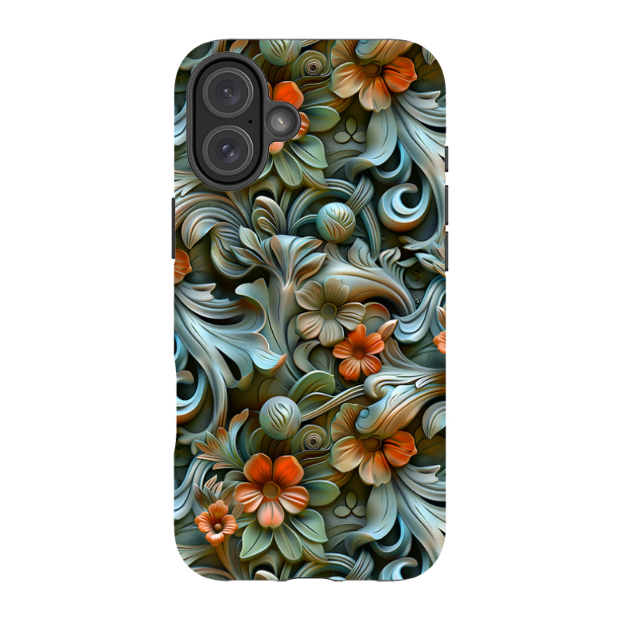 iPhone Tough Case -Clover Floral