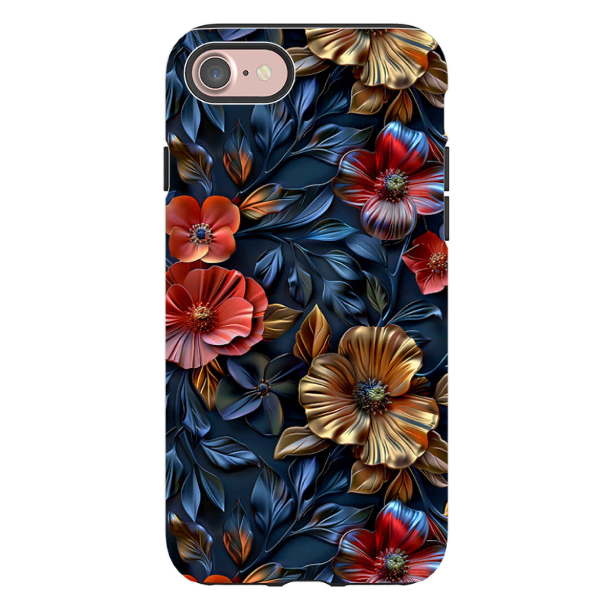 iPhone Tough Case -Cascade Floral