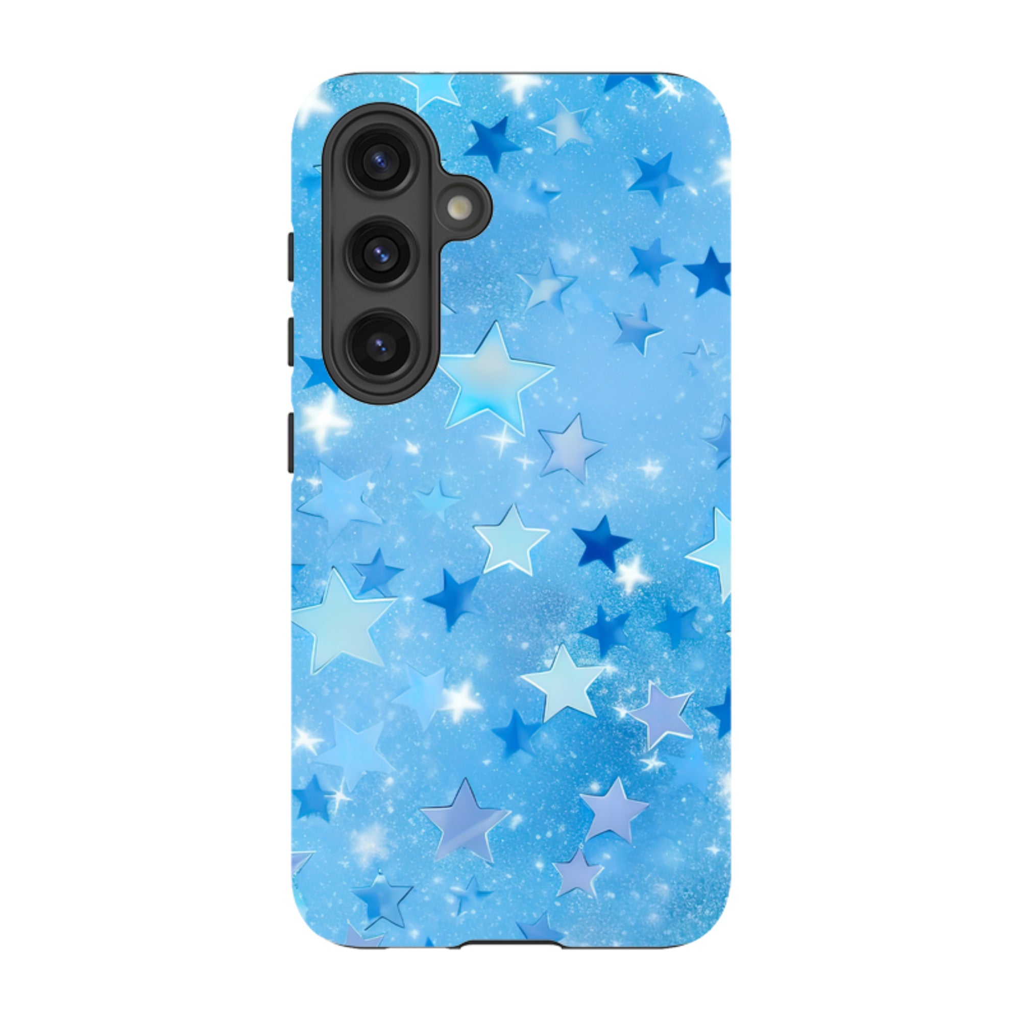 Samsung Tough Case - Blue Stars II  (Case Does Not Glitter)