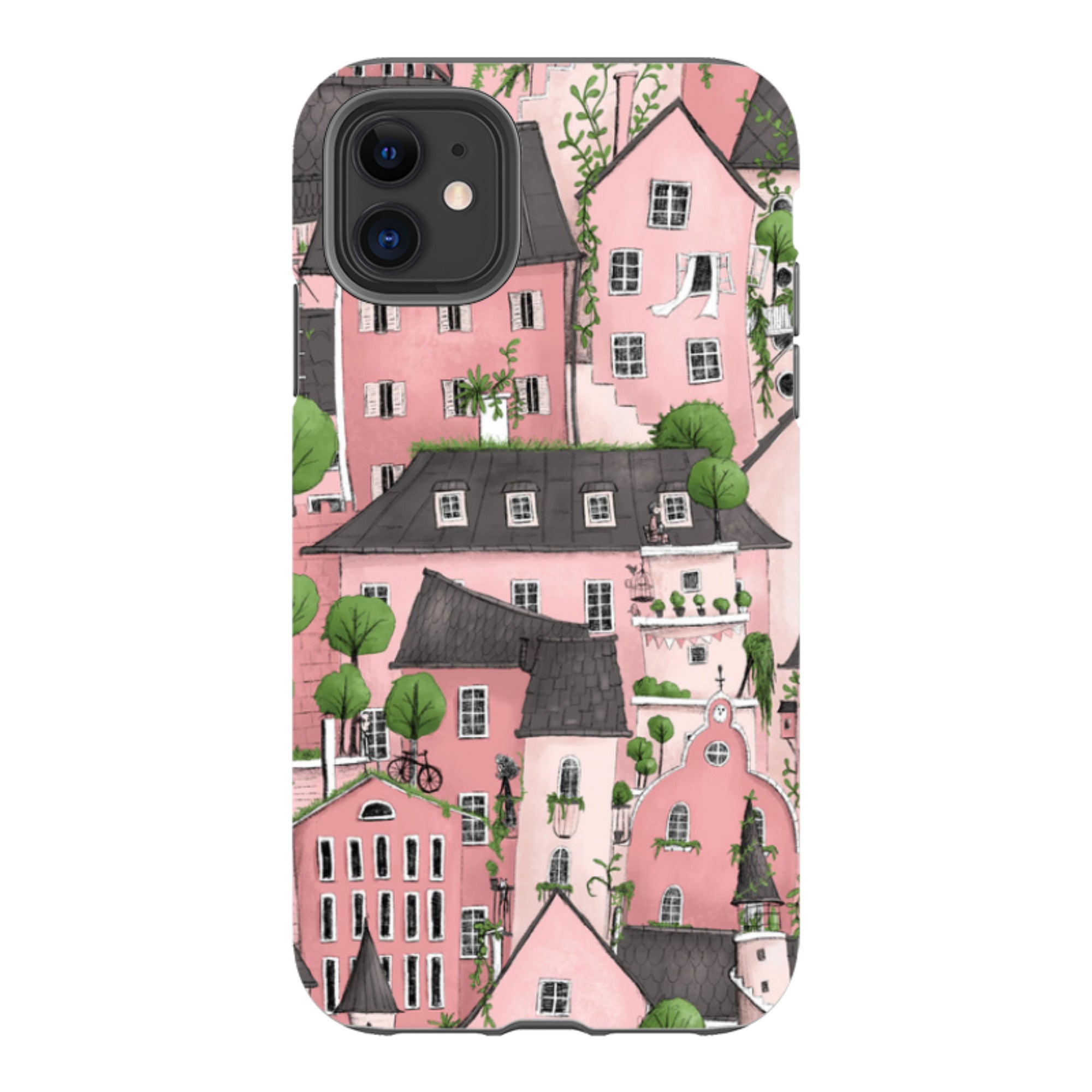 iPhone Tough Case - Pink City By Maja Lindberg