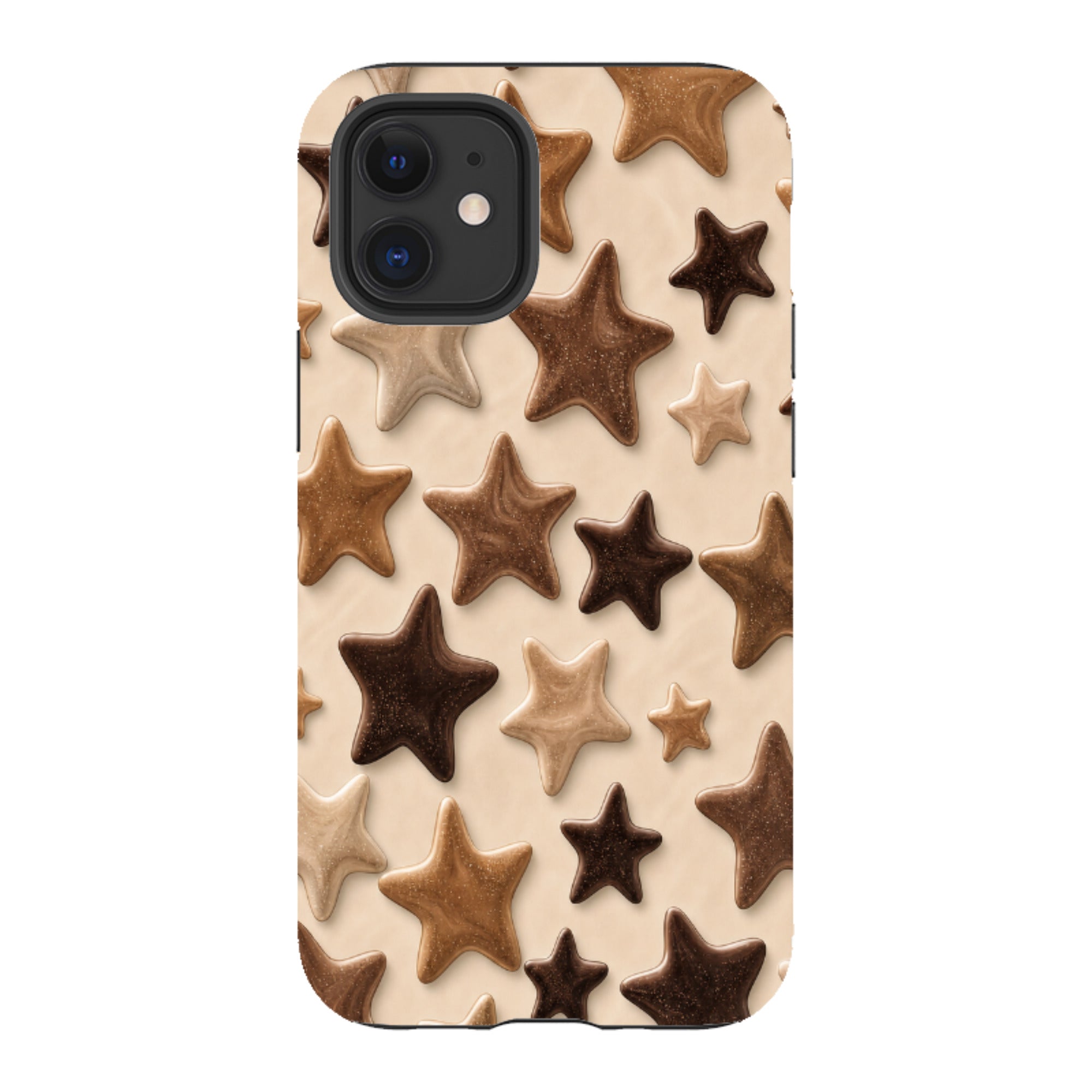 iPhone Tough Case - Brown Star