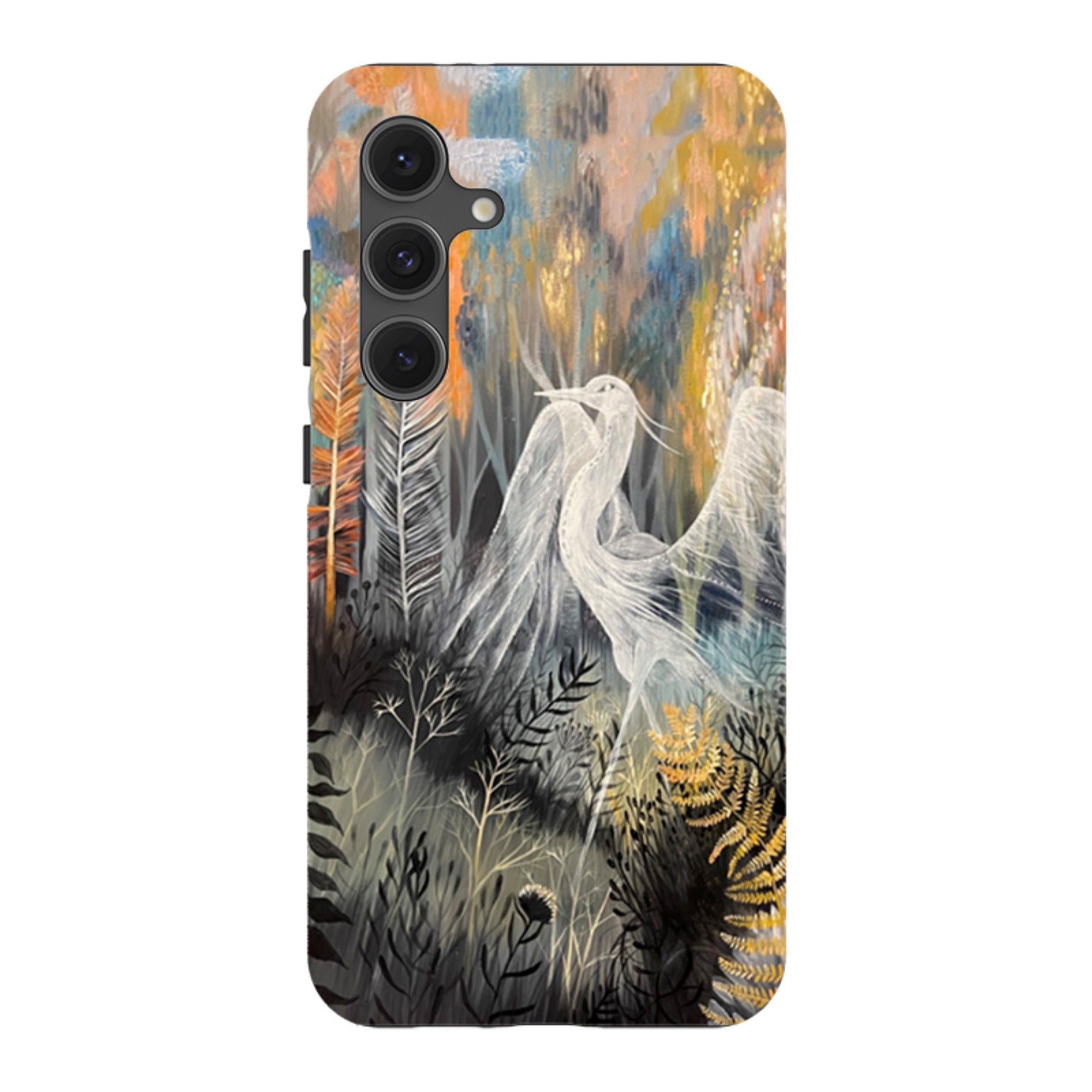 Samsung Tough Case - Ghost Heron By Mia Underwood