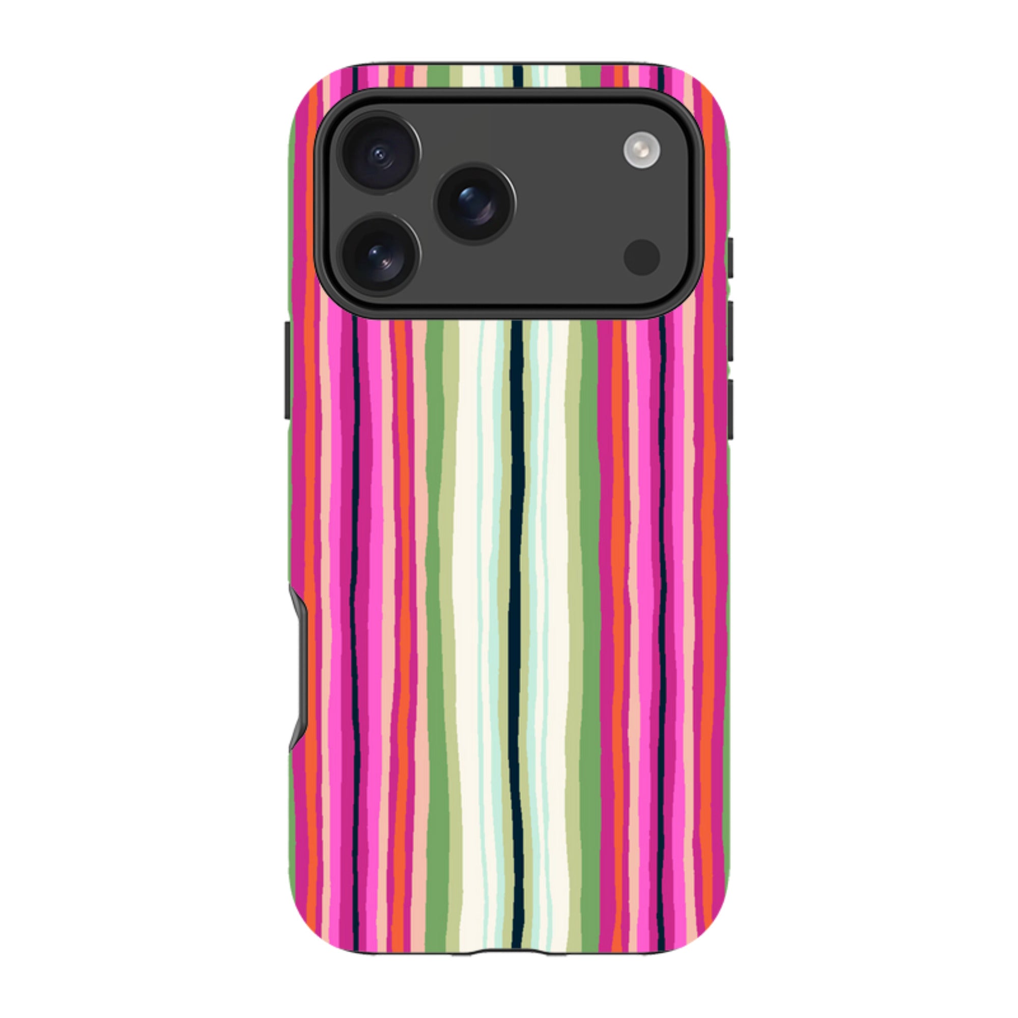 iPhone MagSafe Tough Case -  Atelier Stripe Windflower By Sarah Campbell