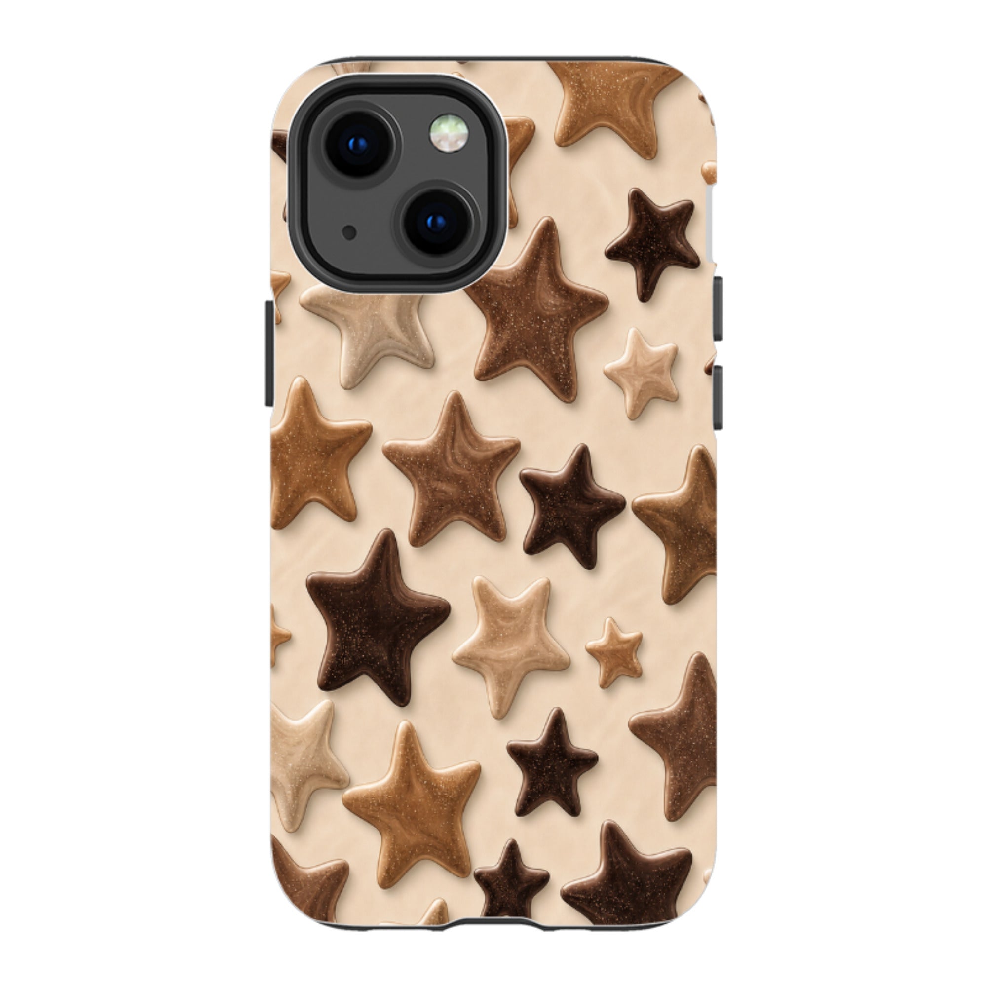 iPhone Tough Case - Brown Star