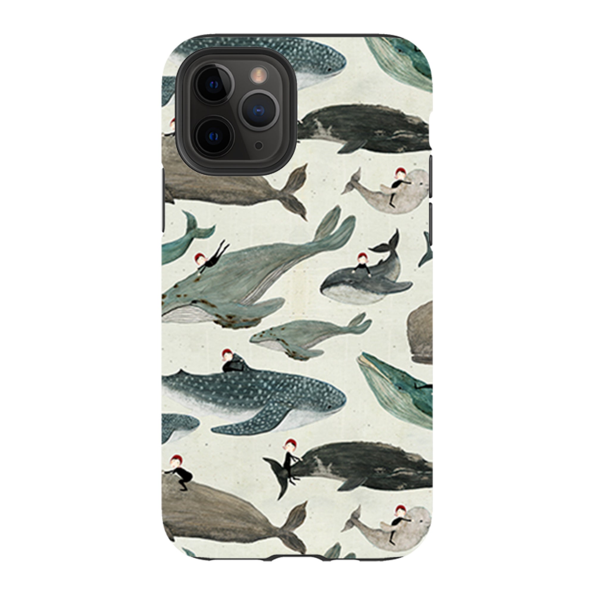 iPhone Tough Case - Whale Rider By Katherine Quinn