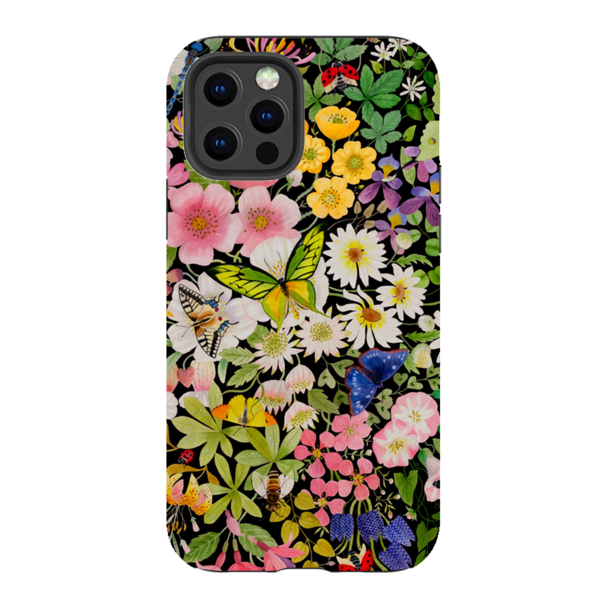 iPhone Tough Case - Wild Flowers By Bex Parkin