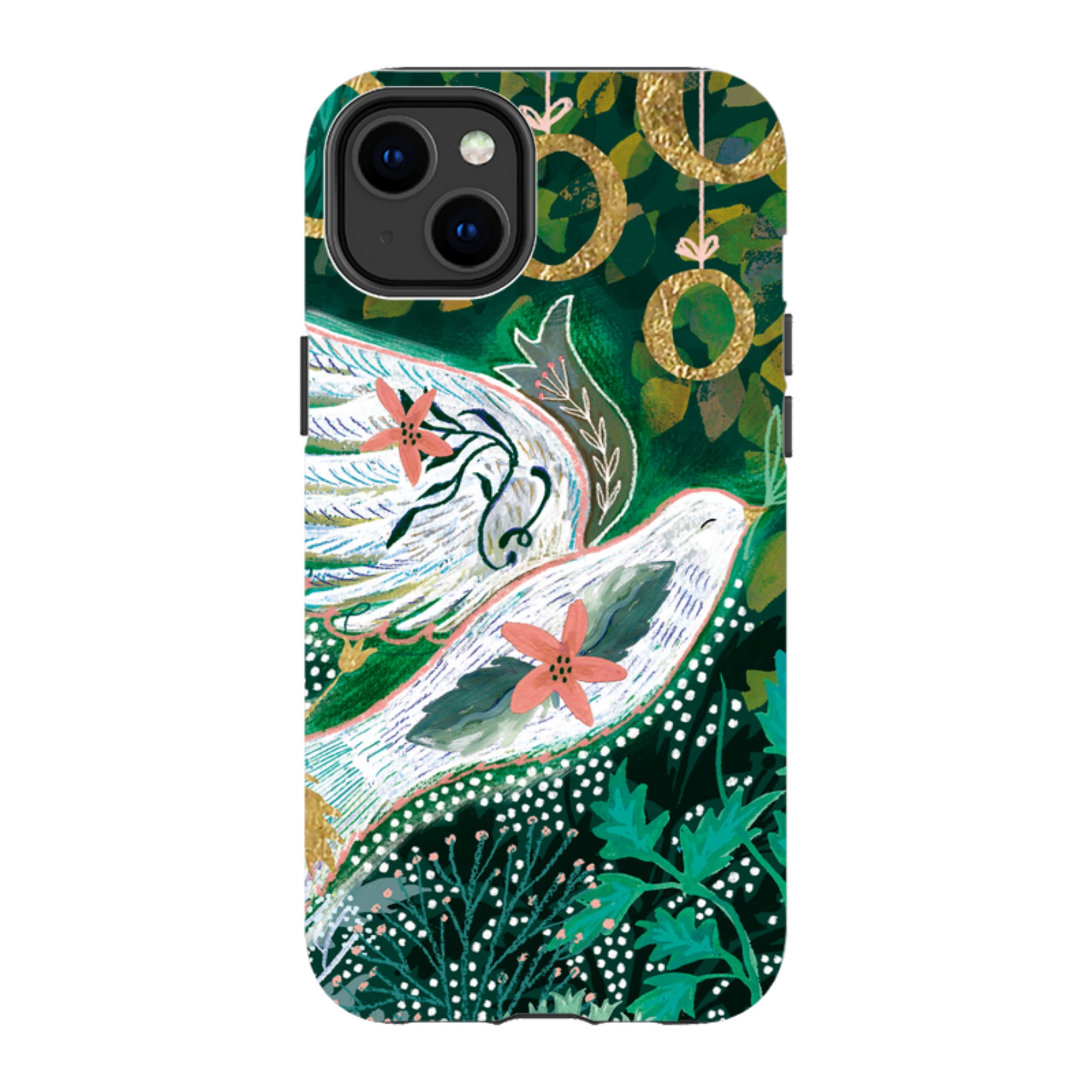 iPhone Tough Case - Gold Rings By Emma Frances Grant