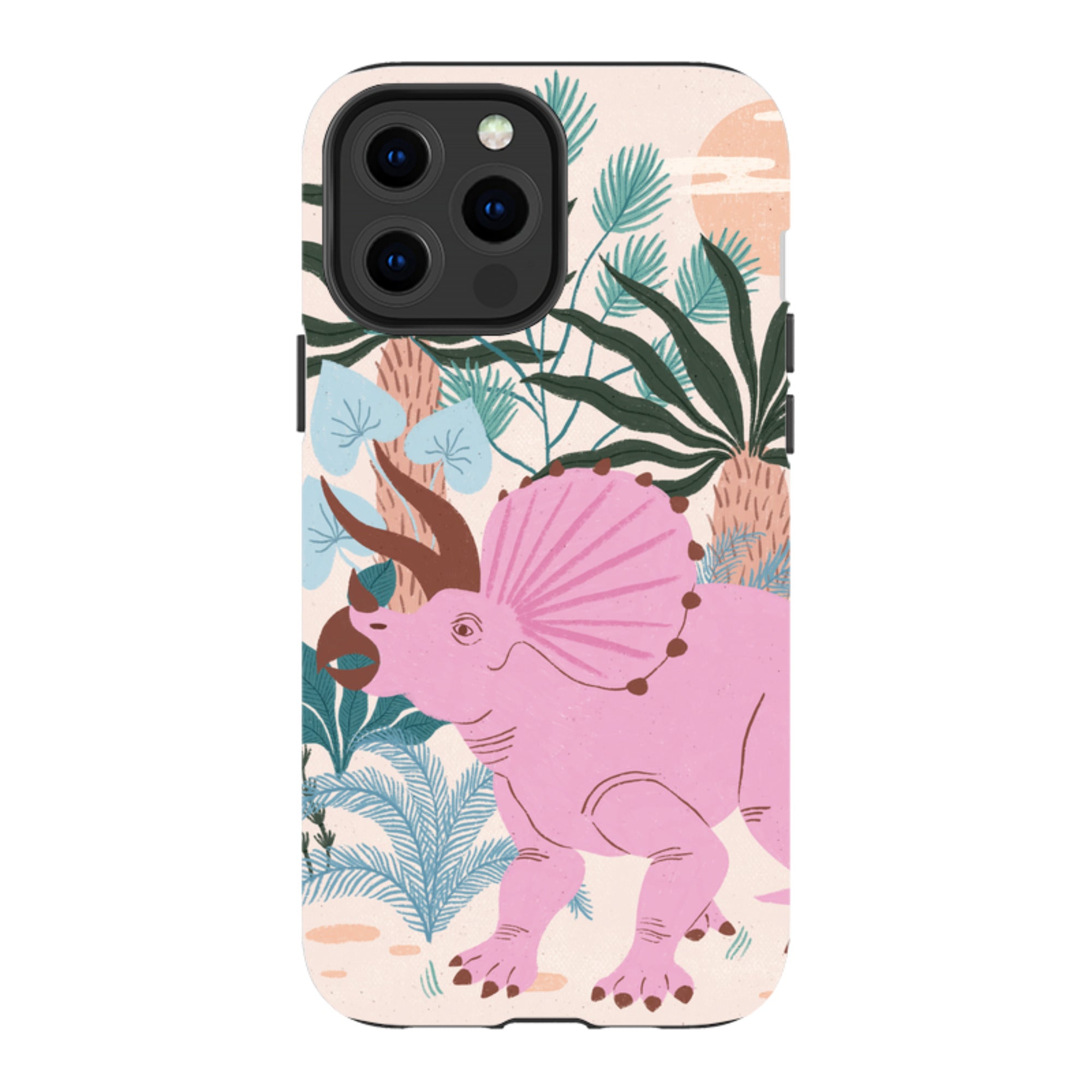 iPhone MagSafe Tough Case - Triceraptops By Meghann Rader