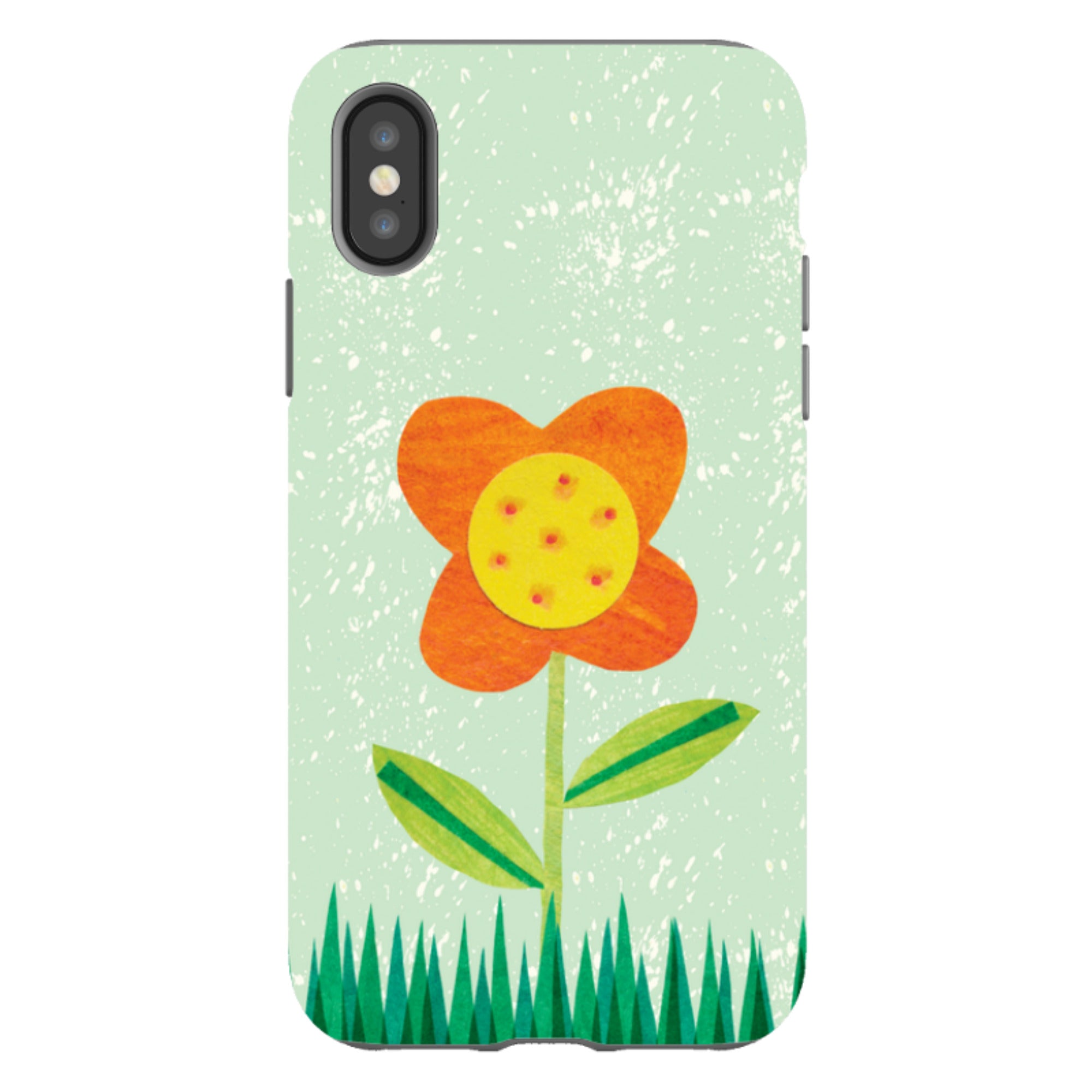 iPhone Tough Case - Orange Flower By Tracey English