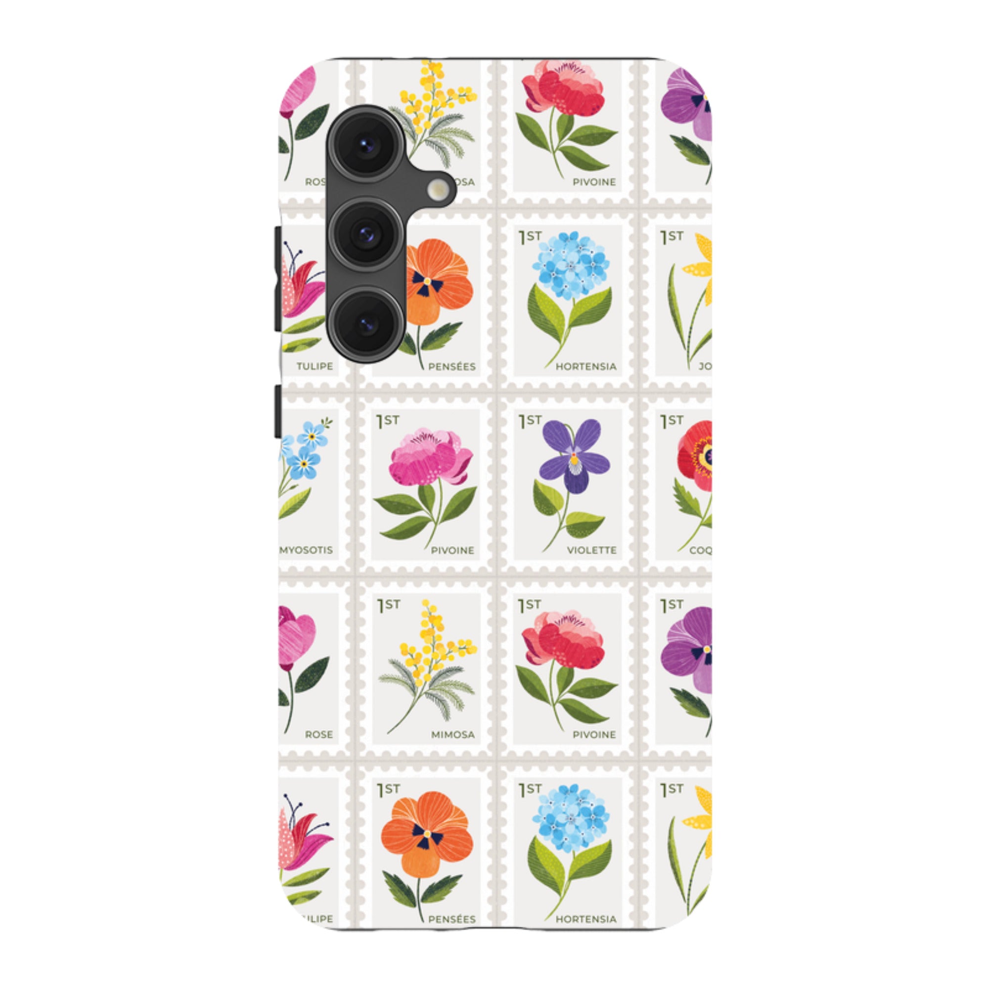 Samsung Tough Case - Floral Postage Stamps By Ali Brookes