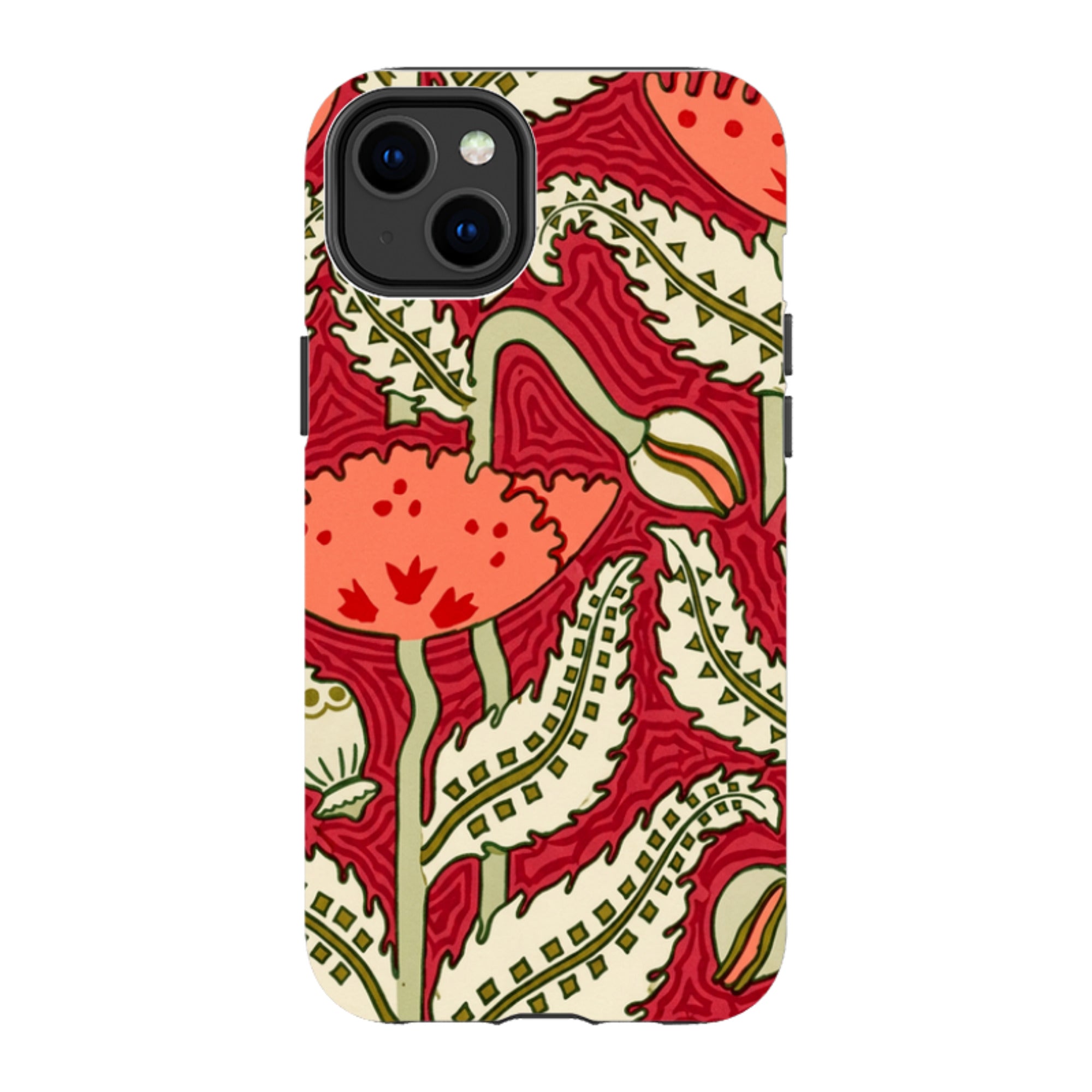 iPhone Tough Case - William Morris Red Floral