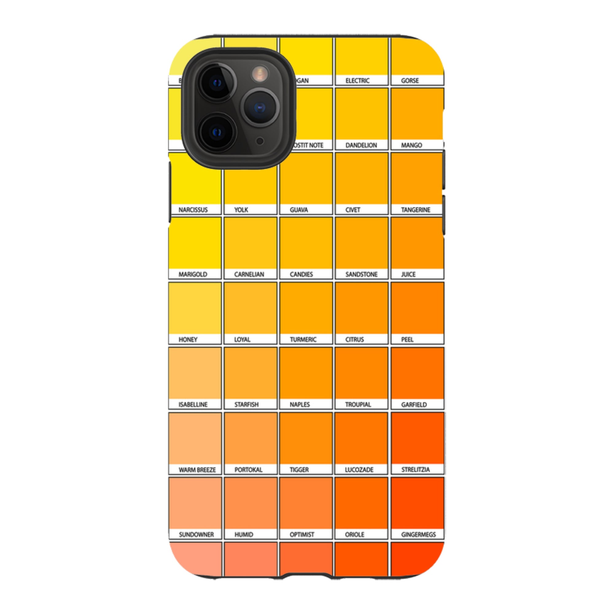 iPhone Tough Case - Yellow Chromology By Kitty Joseph
