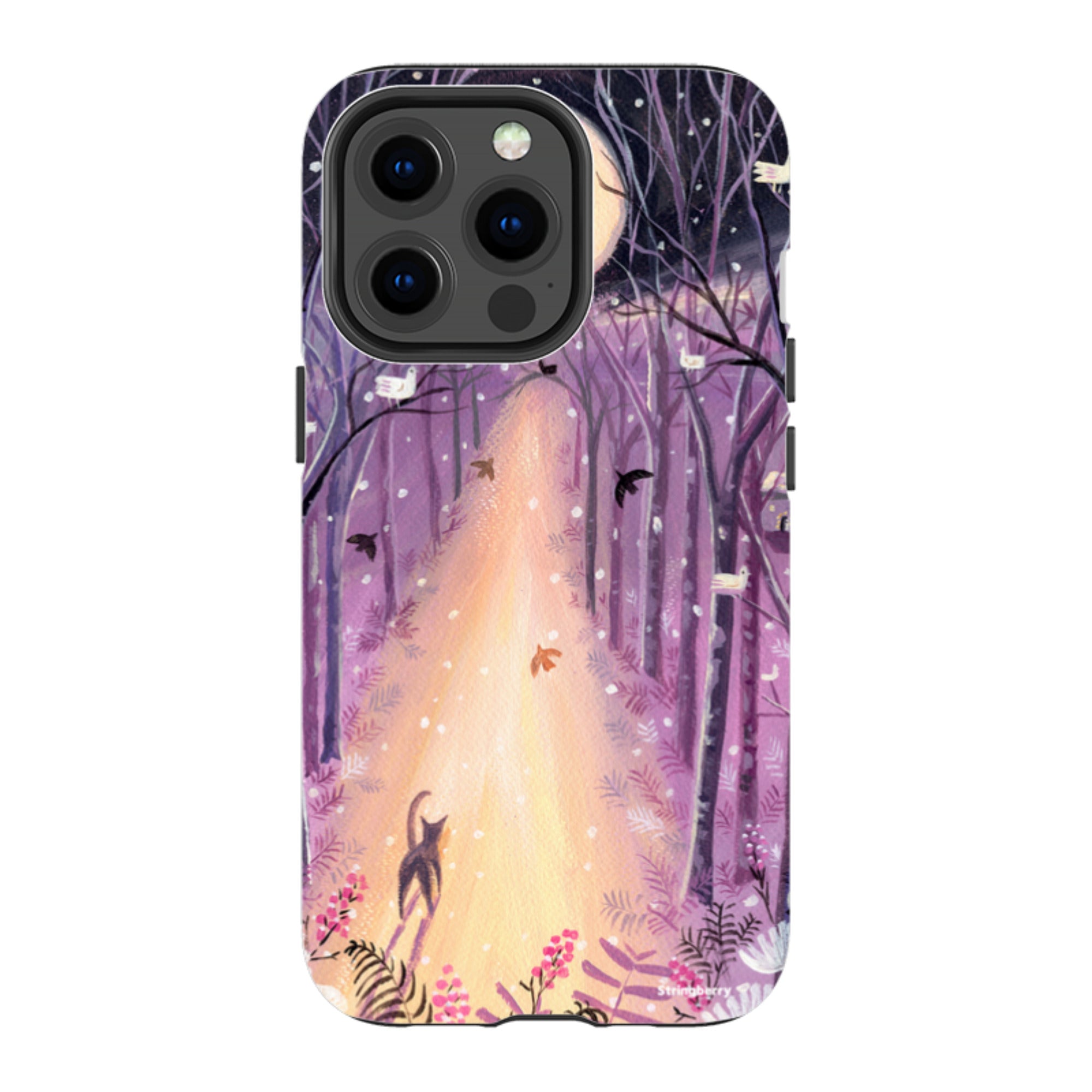 iPhone MagSafe Tough Case - Forest Cat By Mary Stubberfield
