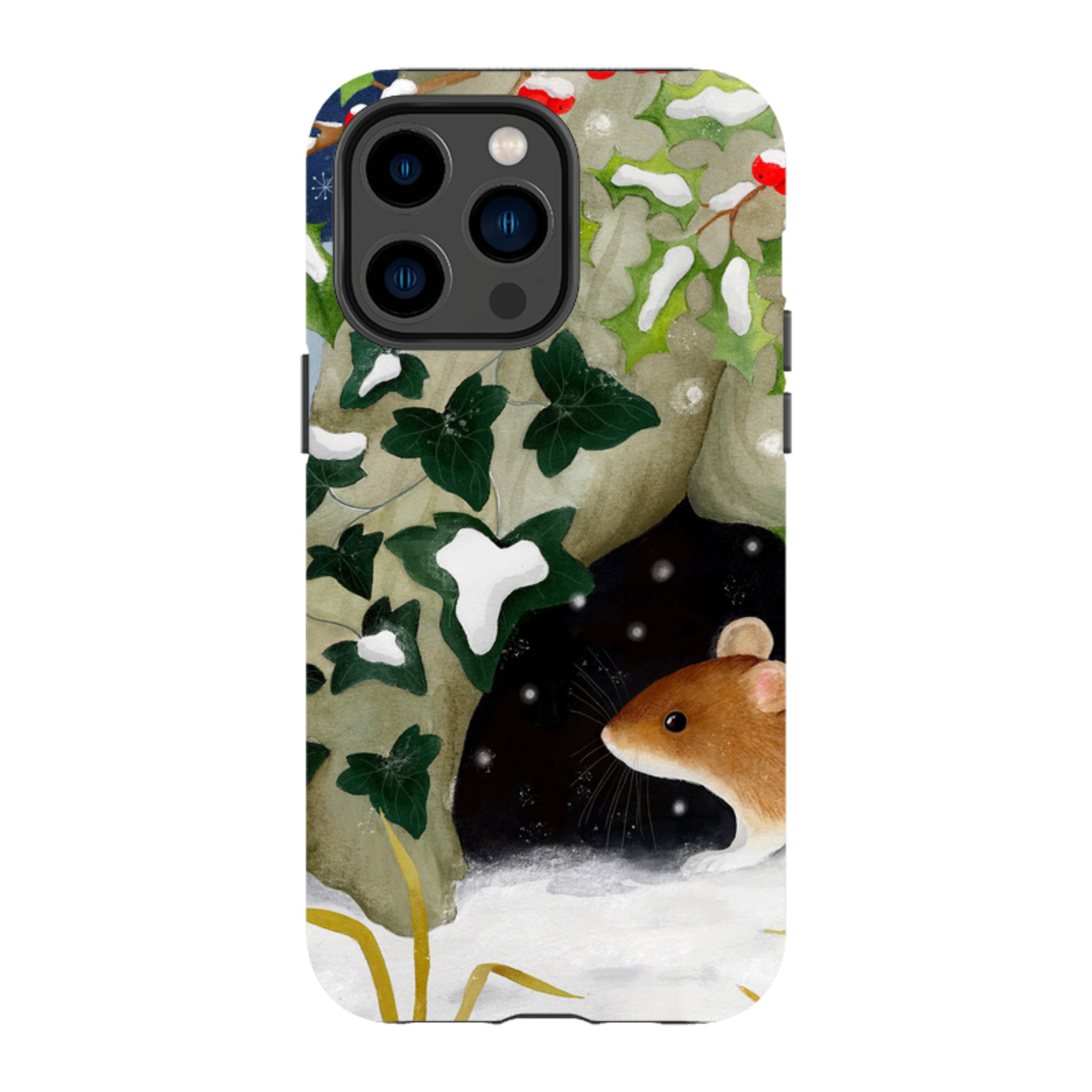 iPhone MagSafe Tough Case - Winter Mouse By Bex Parkin