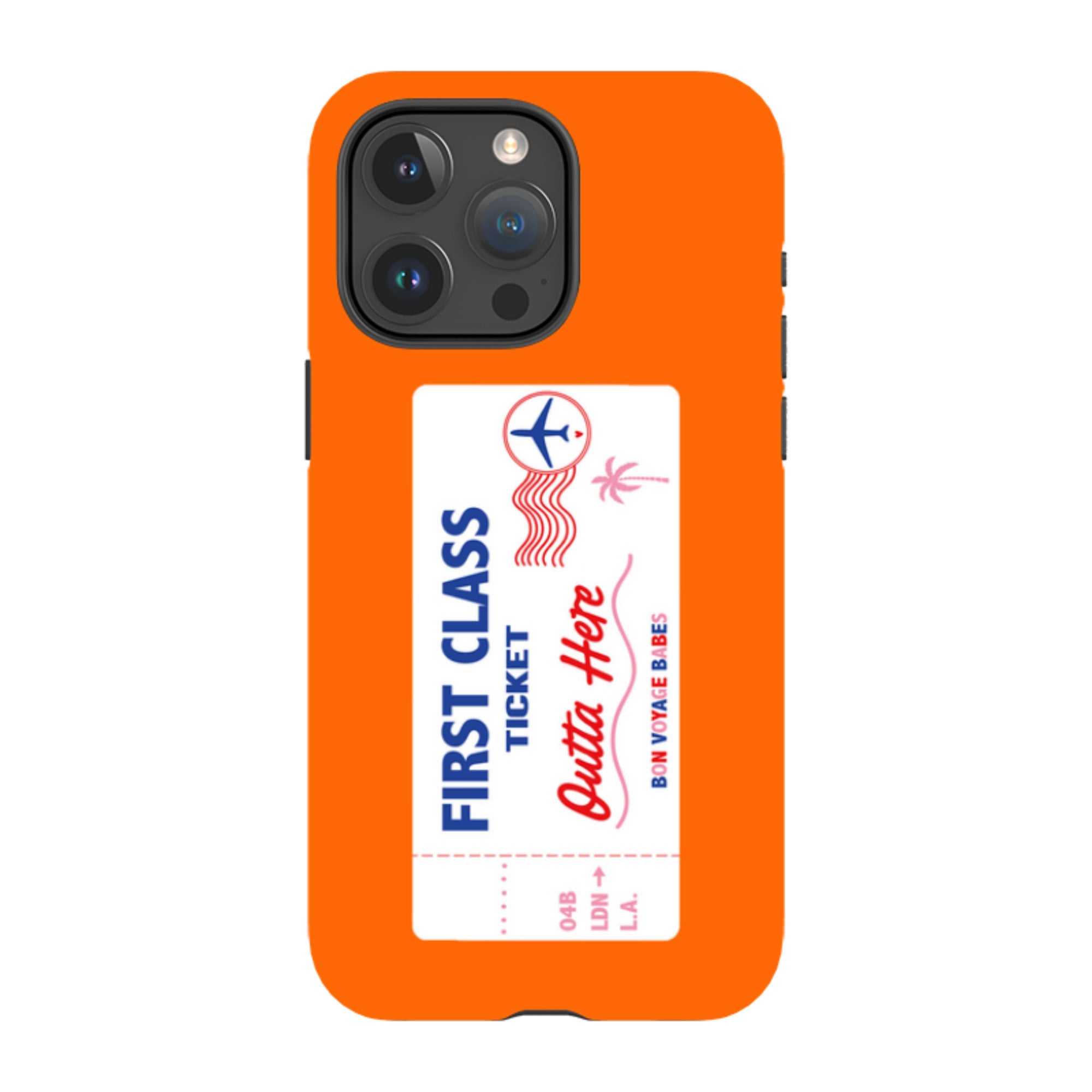 iPhone Tough Case - First Class Orange