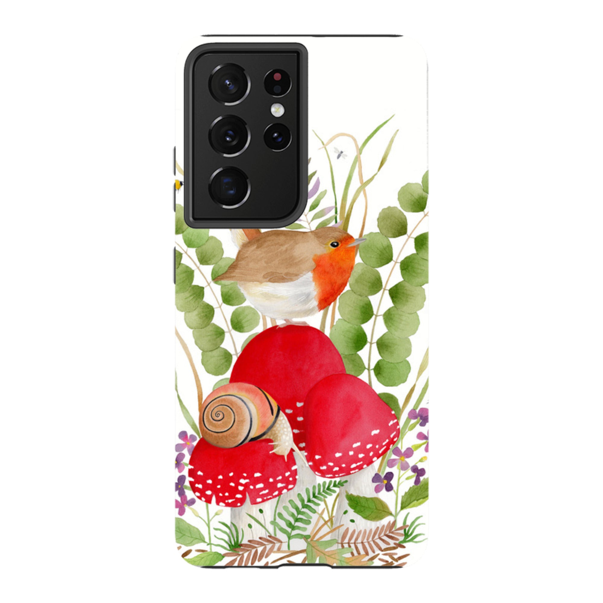 Samsung Tough Case - Robin And Snail By Bex Parkin