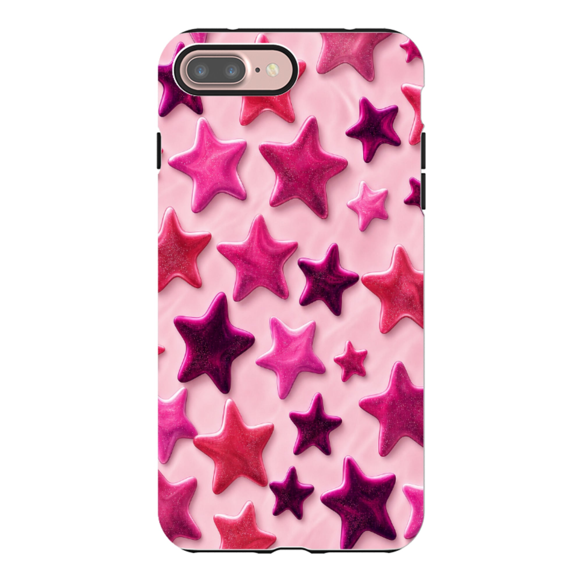 iPhone Tough Case - Fuchsia Star