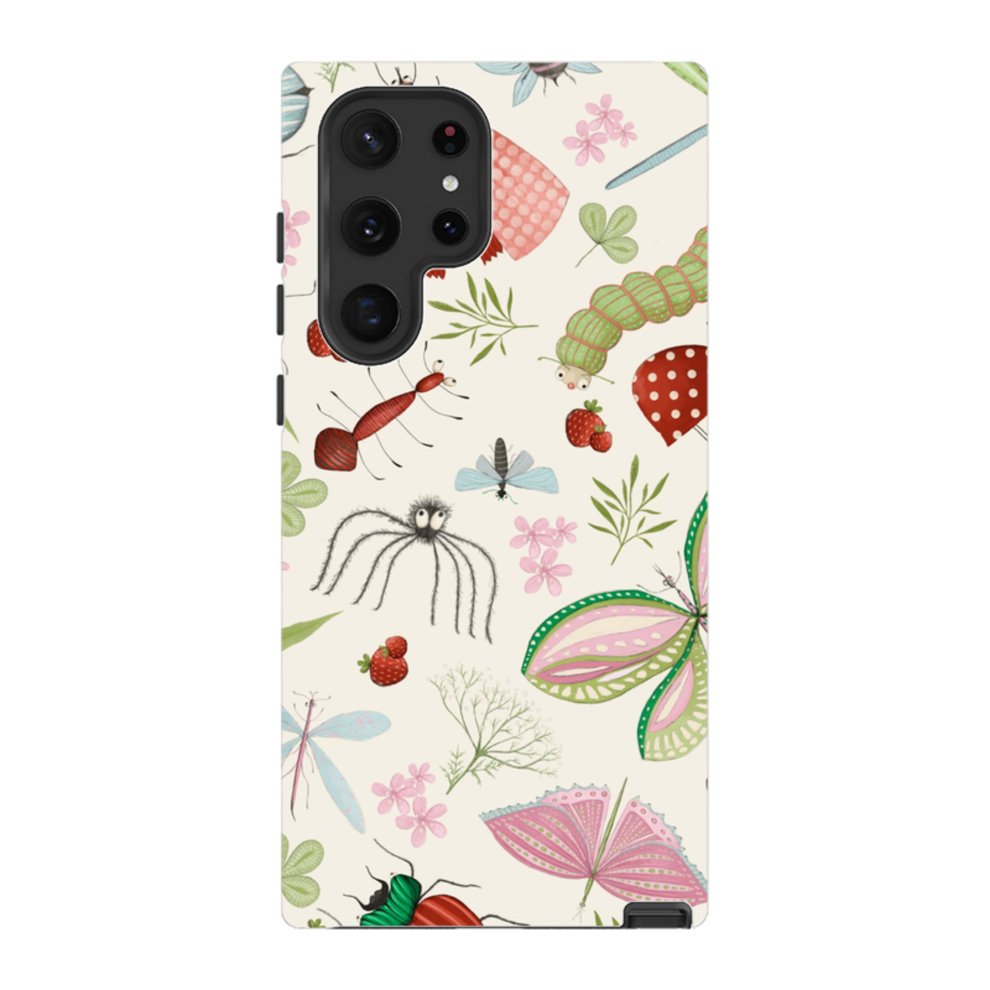 Samsung Tough Case - Insects Pattern By Maja Lindberg