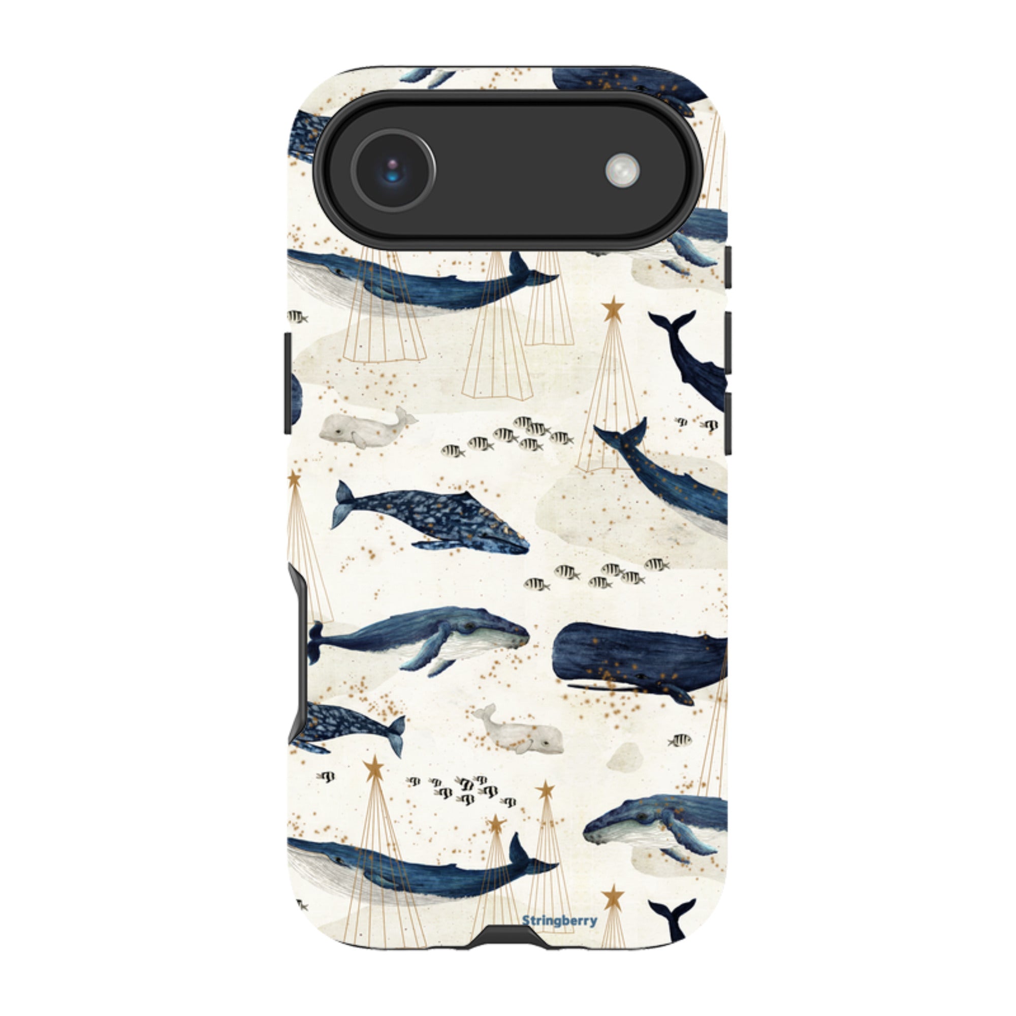 iPhone MagSafe Tough Case - Christmas Whale III By Katherine Quinn