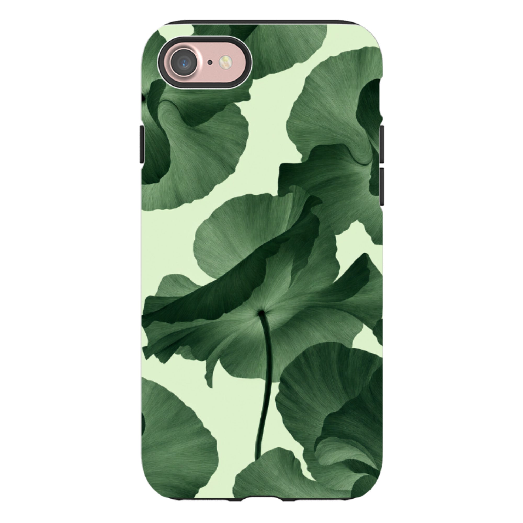 iPhone Tough Case - Sage Green Poppy