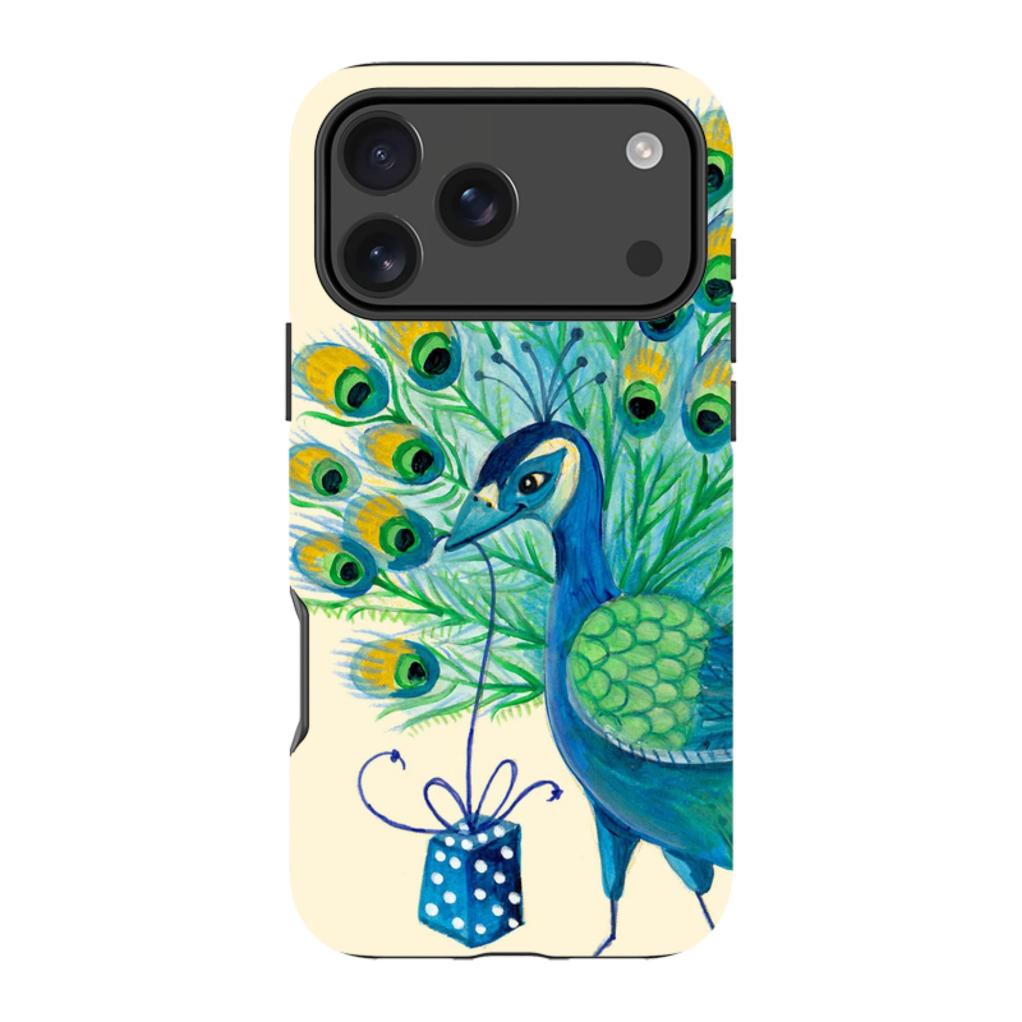 iPhone MagSafe Tough Case -  Peacock Present By Caroline Bonne Muller