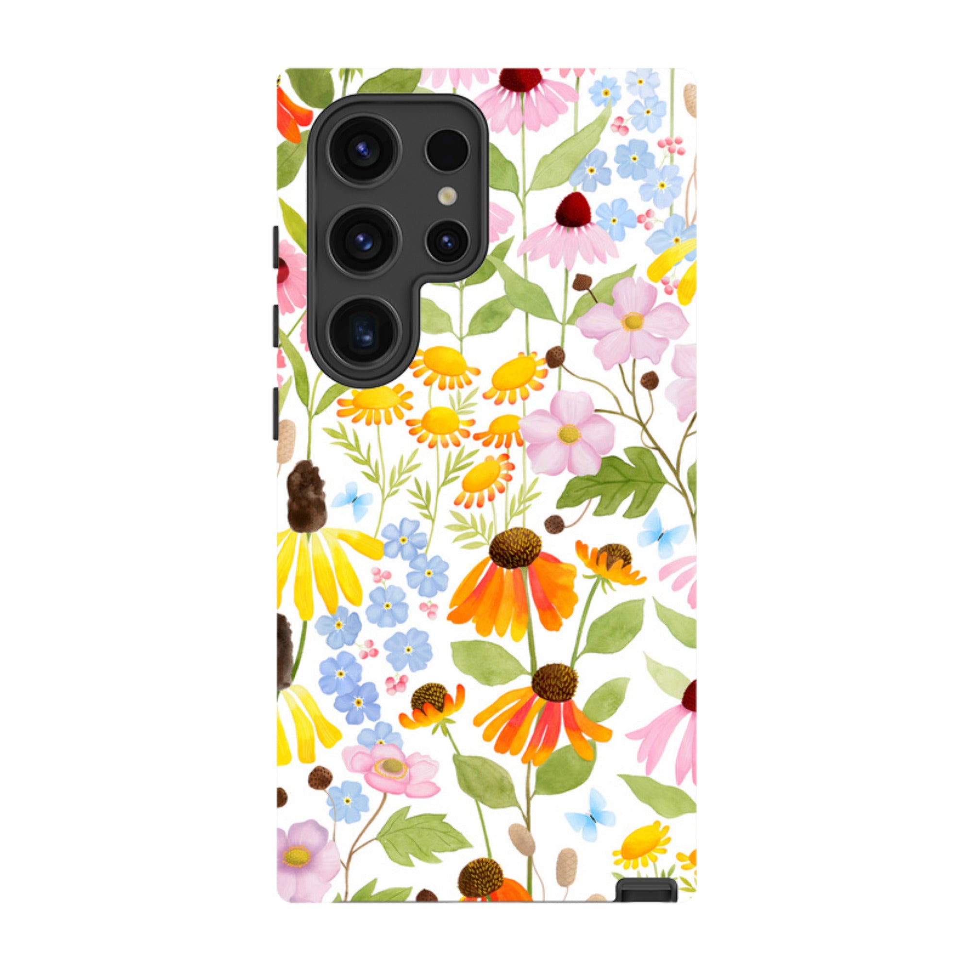 Samsung Tough Case - Wildflower Pattern By Bex Parkin