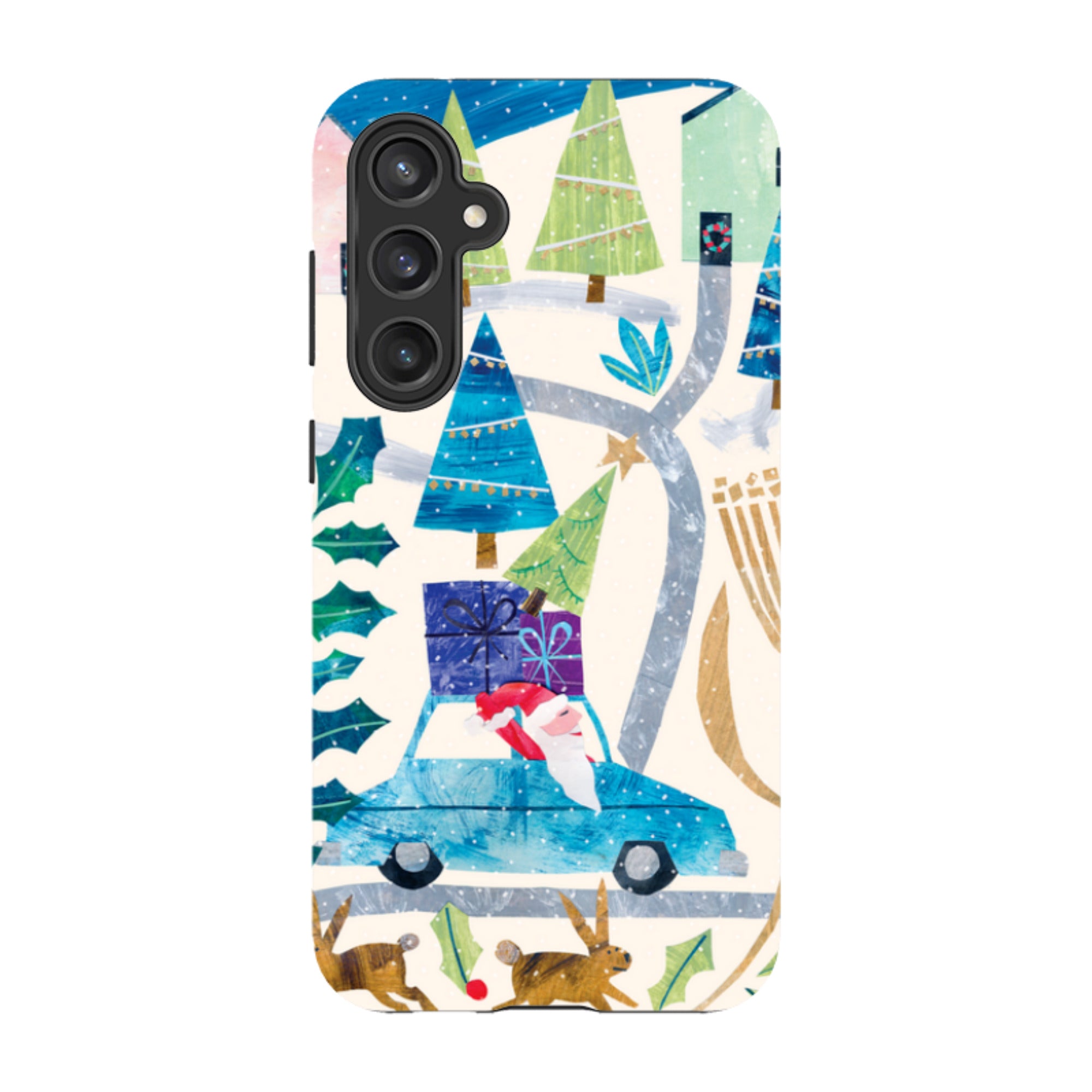 Samsung Tough Case - Santa Driving Home By Tracey English