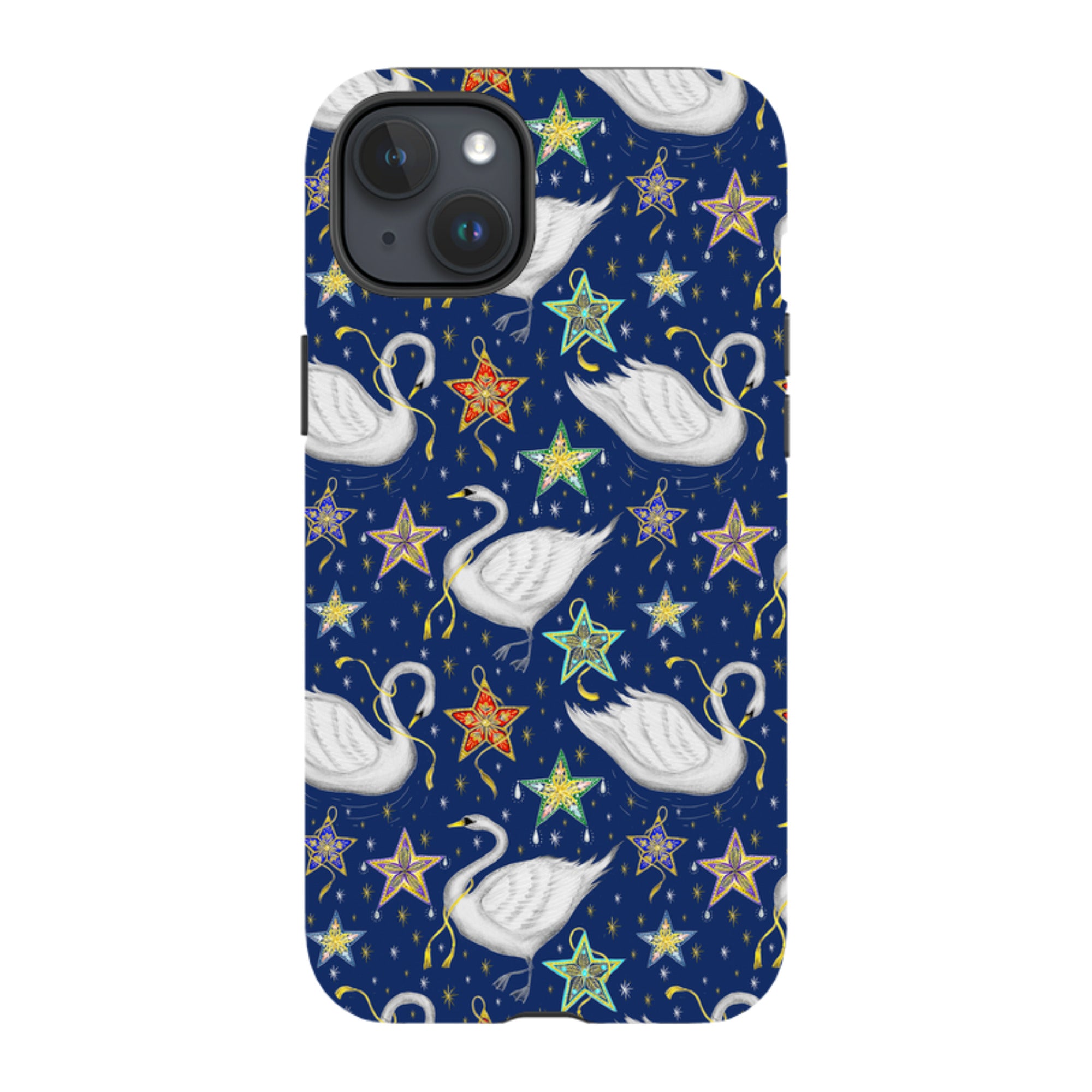 iPhone MagSafe Tough Case -  Swan Pattern By Catherine Rowe