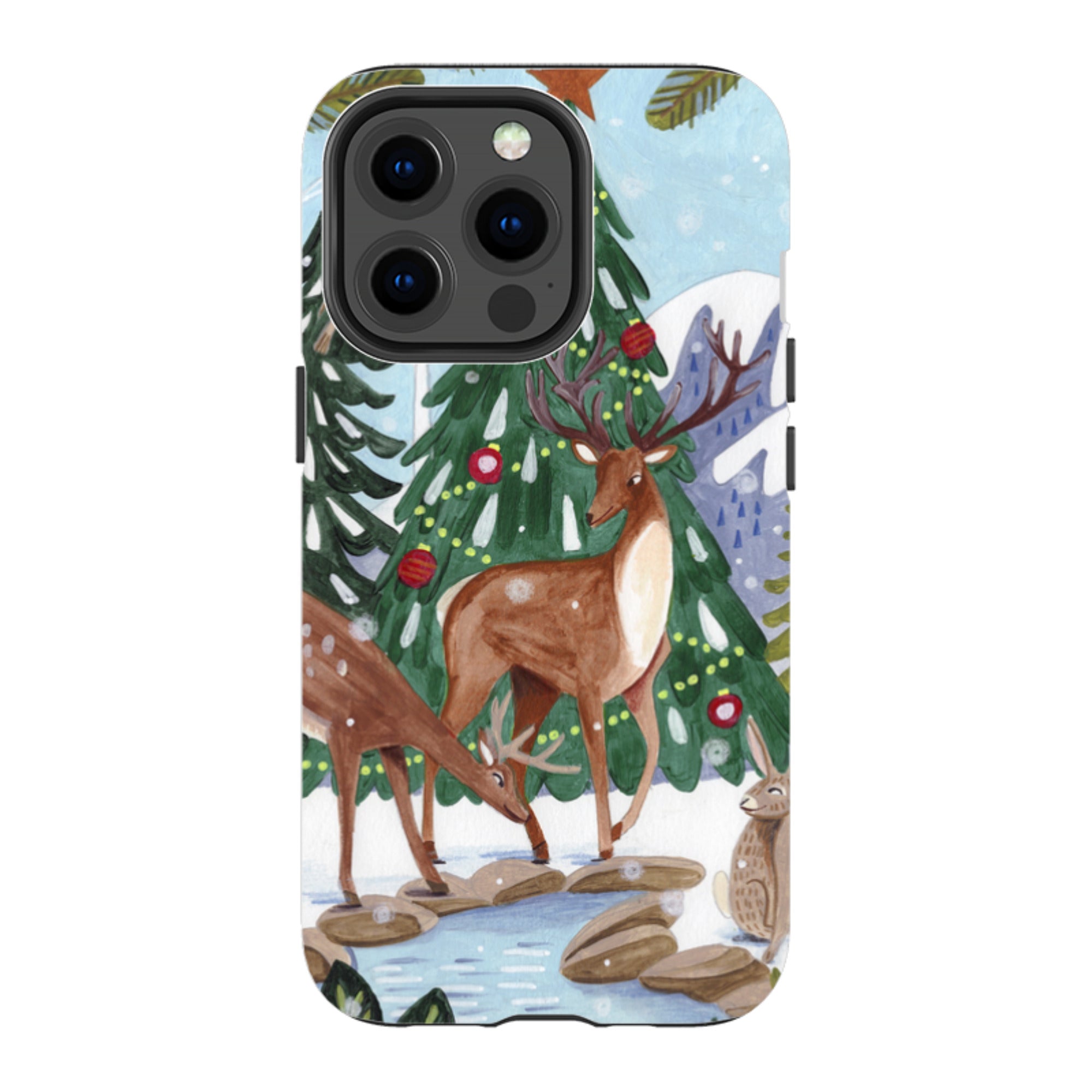 iPhone MagSafe Tough Case - Winter Forest By Caroline Bonne Muller