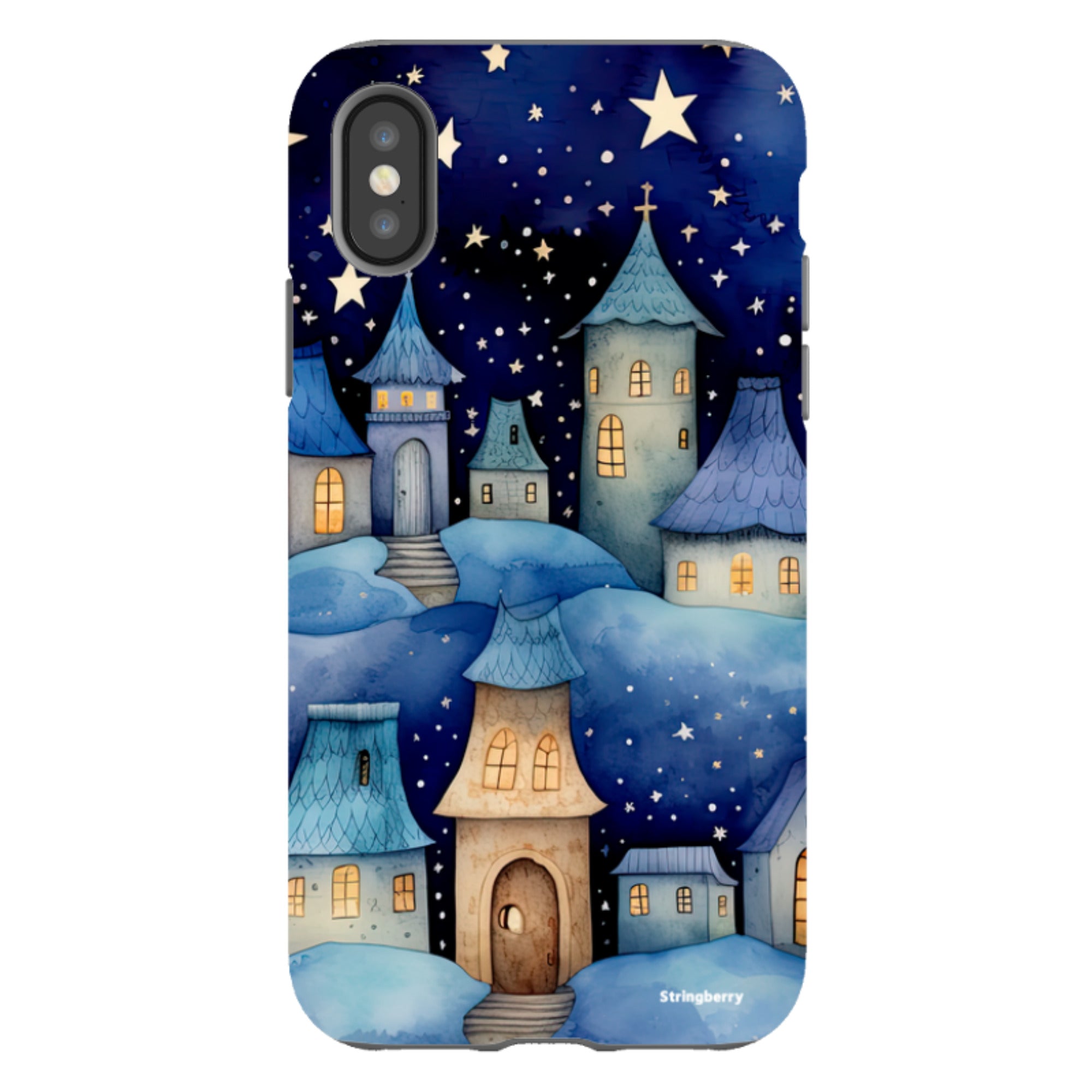 iPhone Tough Case - Blue Stars